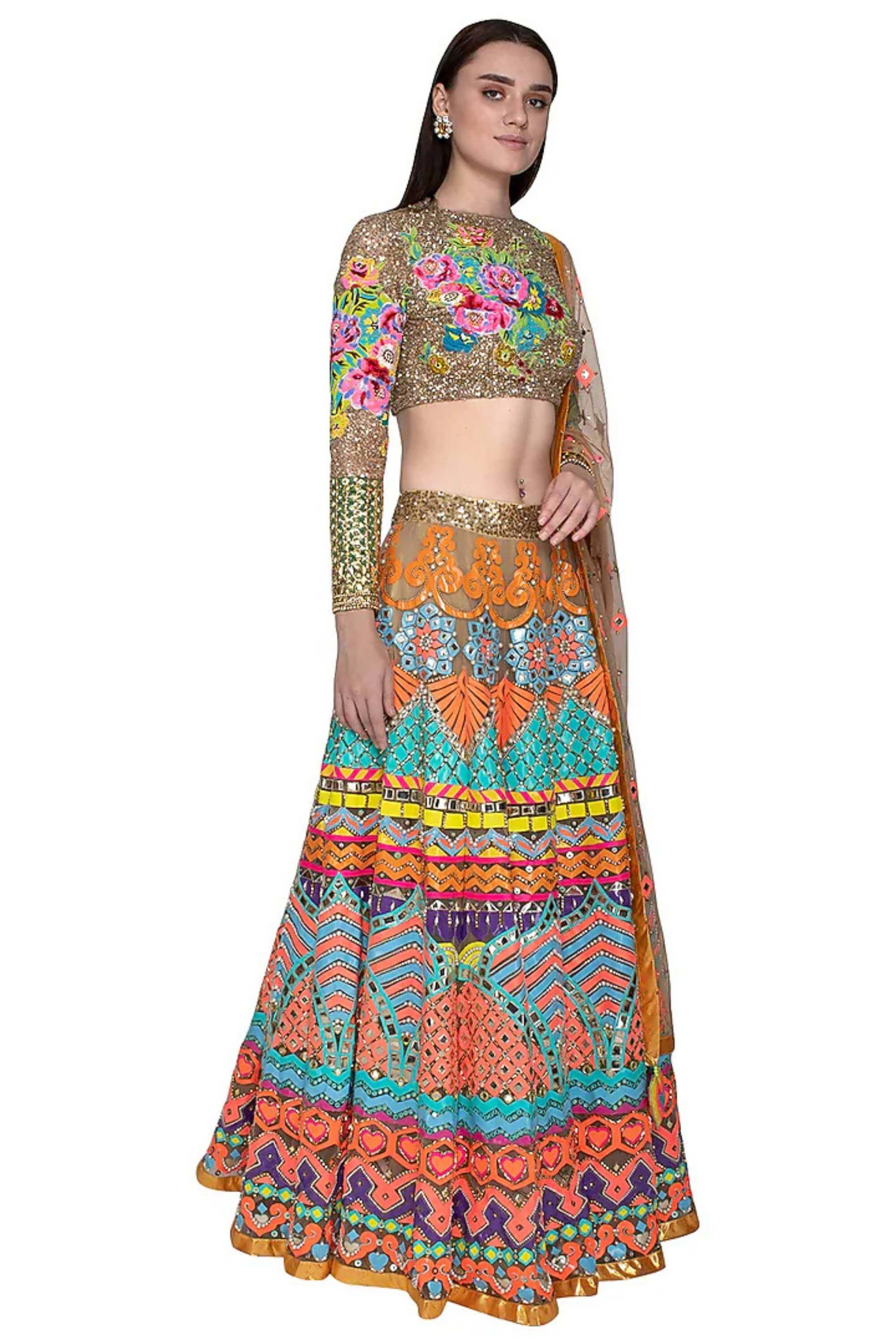 BAROQUE NYRA CUTWORK LEHENGHA