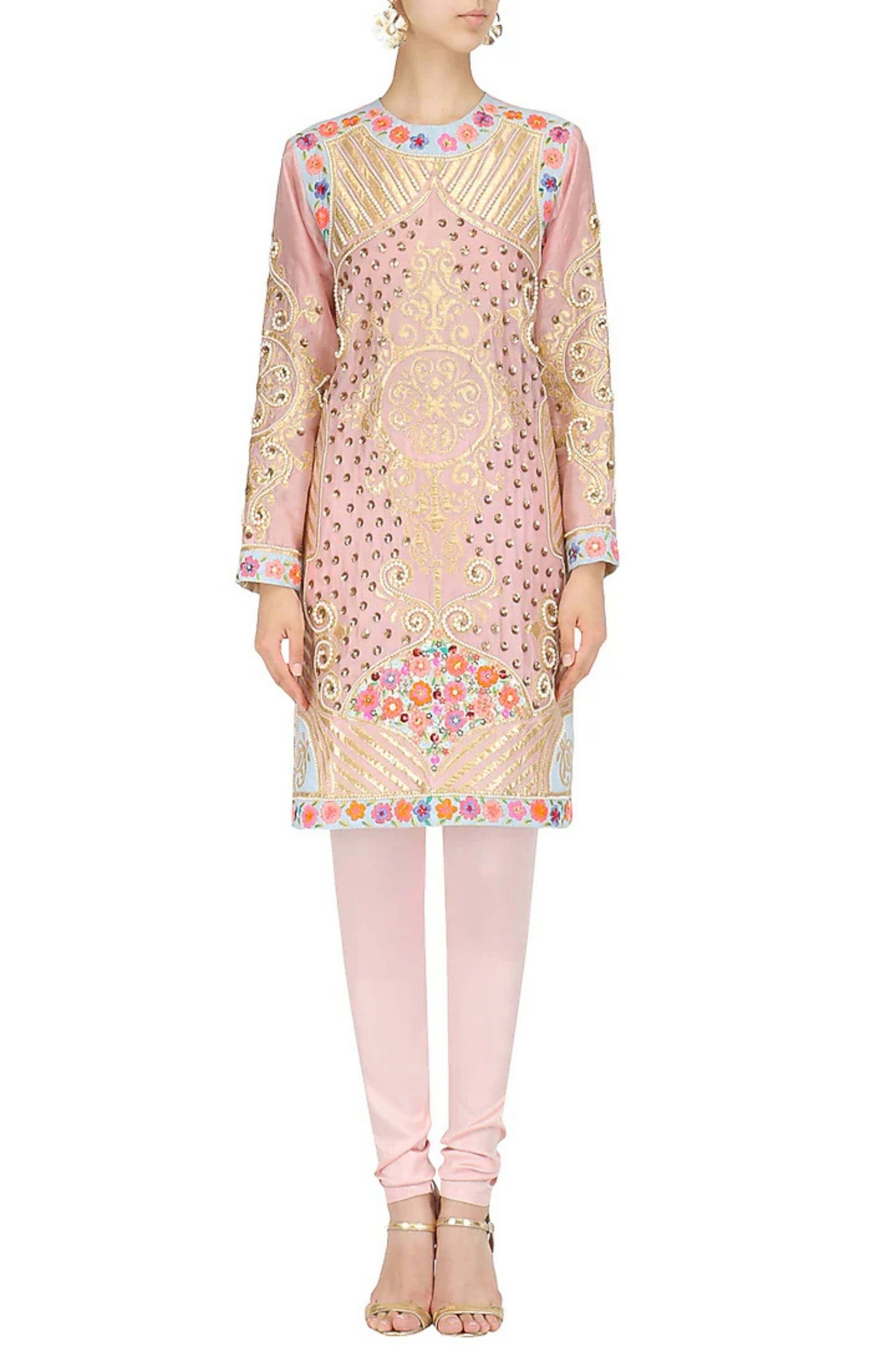 BARQOUE MOTI NAKSHA KURTA