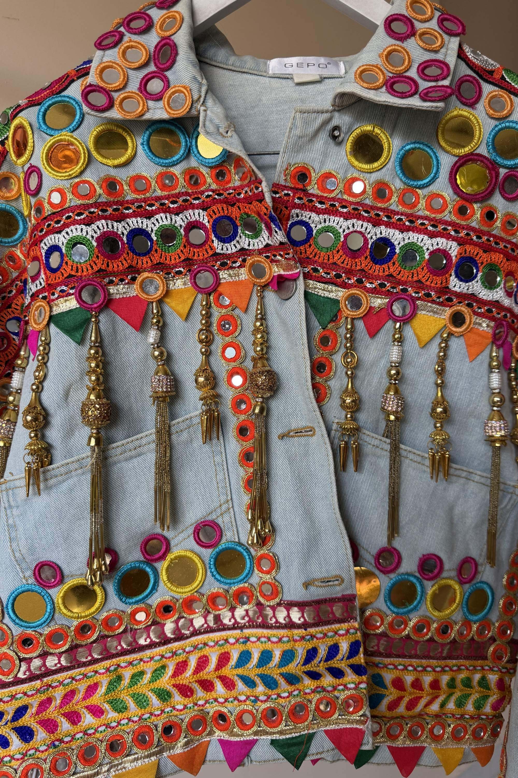 BOHO MIRRORWORK JACKET