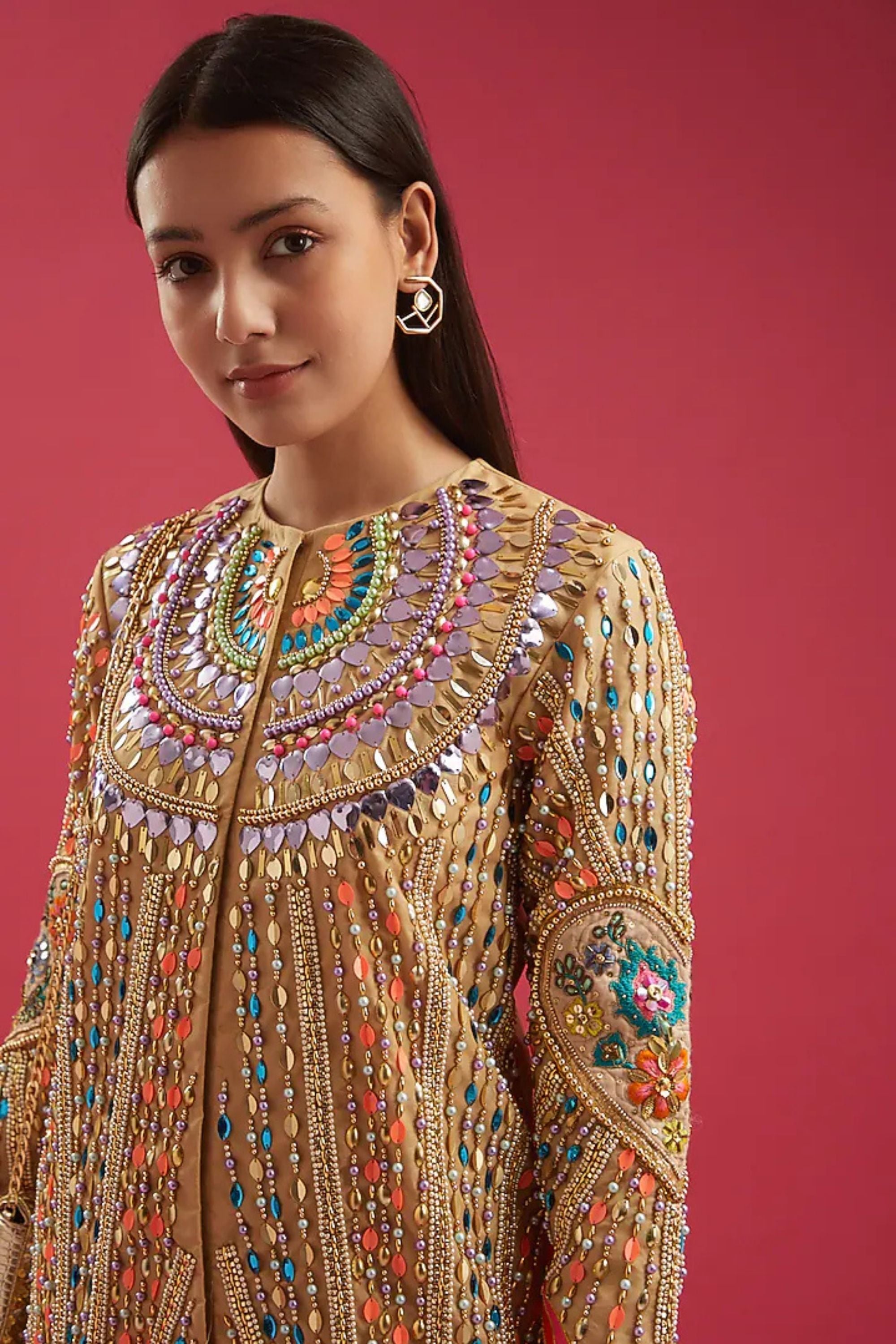 KAPISH LONG JACKET KURTA SET