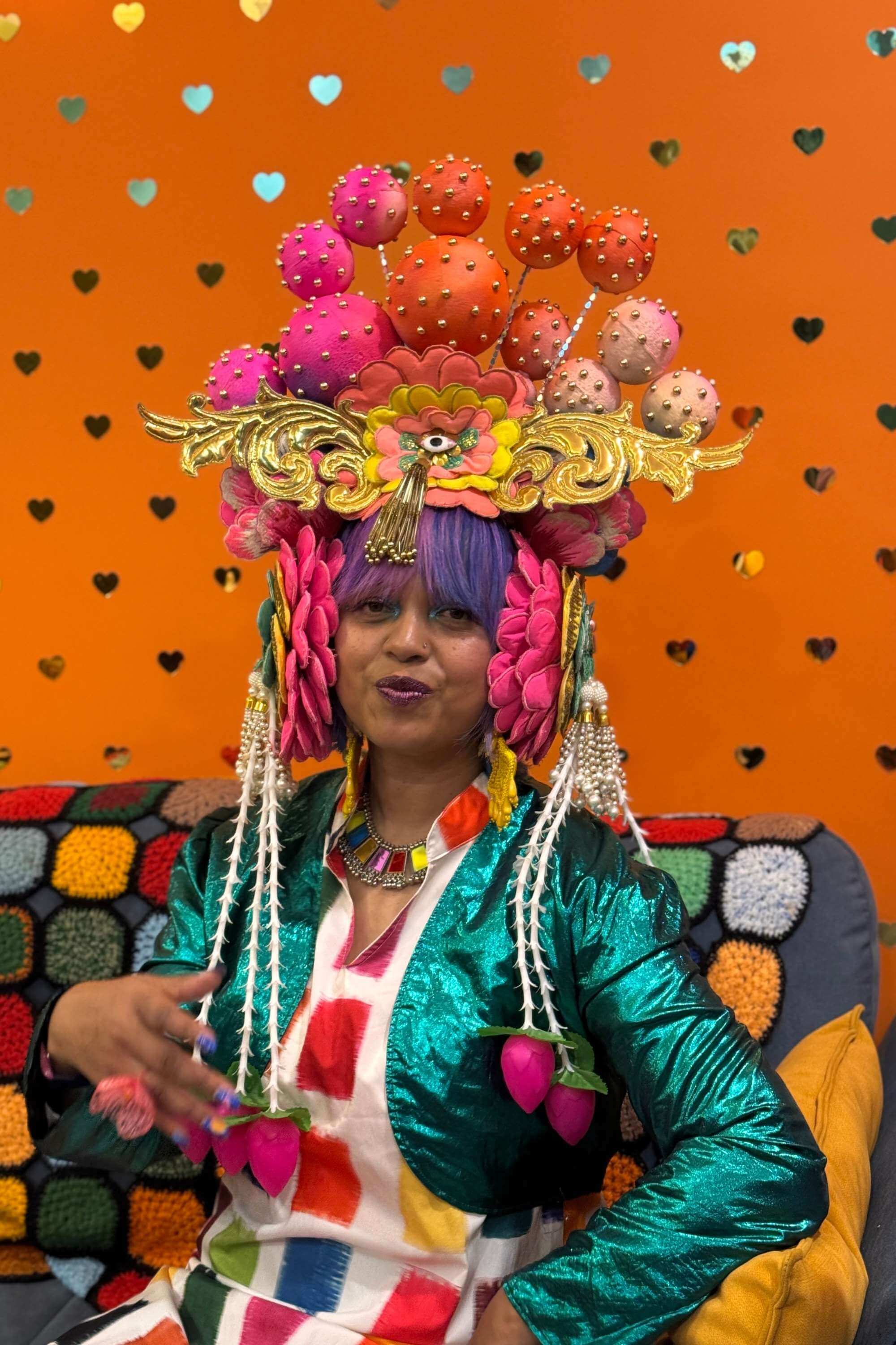 FLORAL HEADPHONE HEADGEAR