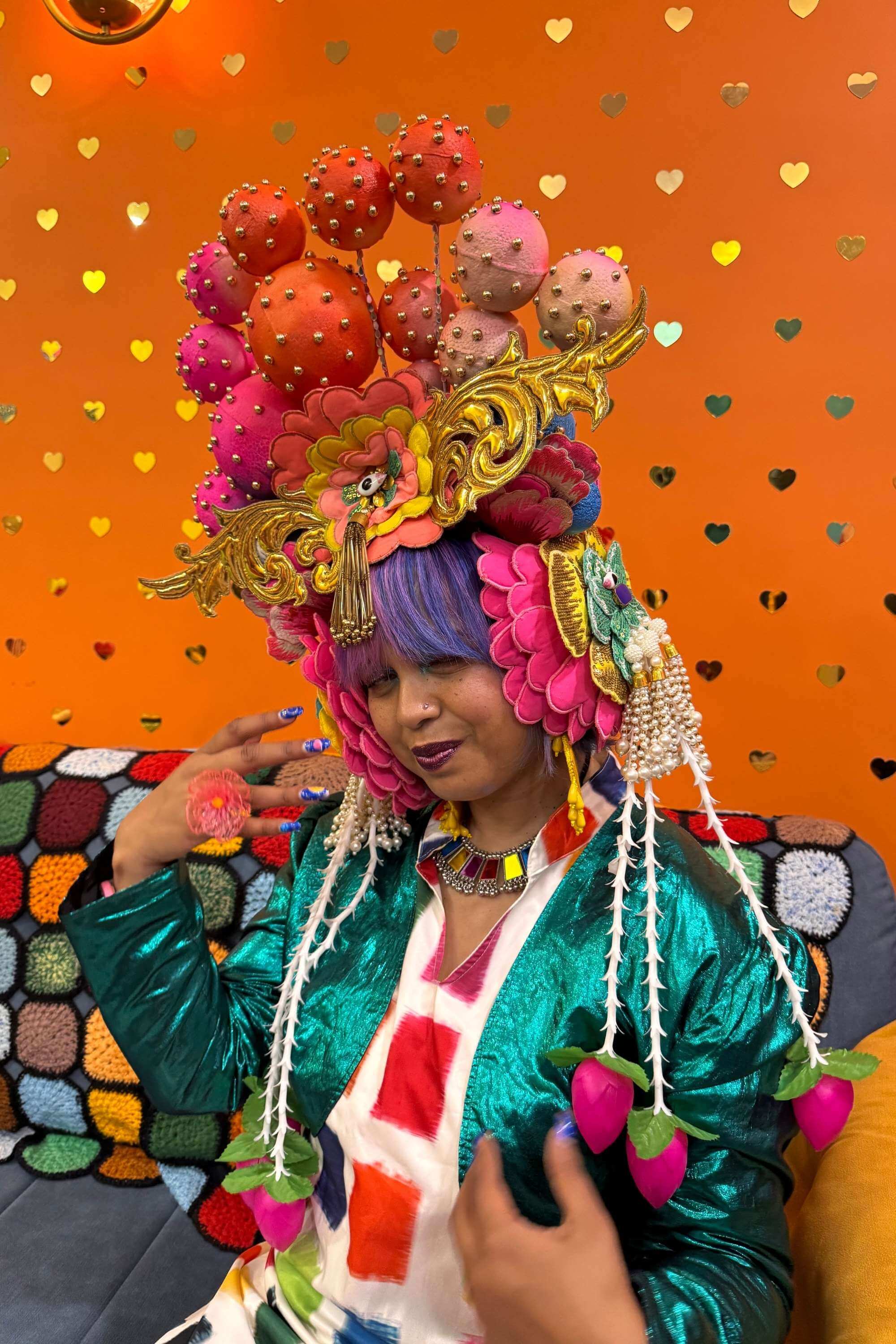 FLORAL HEADPHONE HEADGEAR