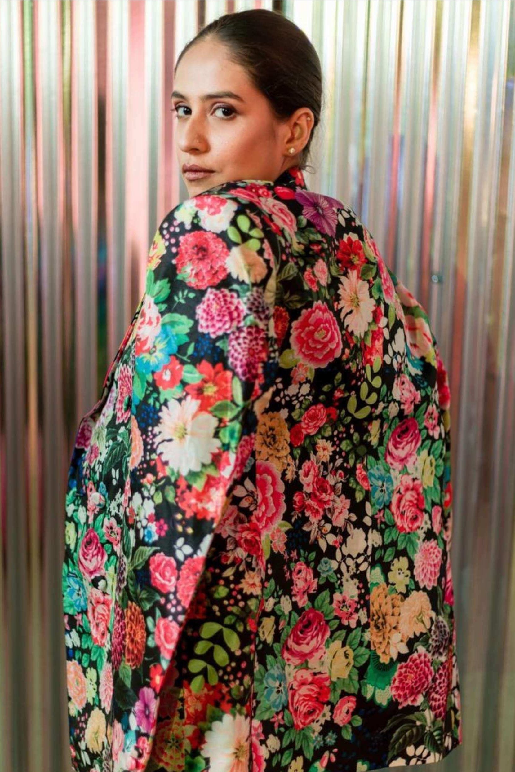 FLORAL PTINTED BALZER
