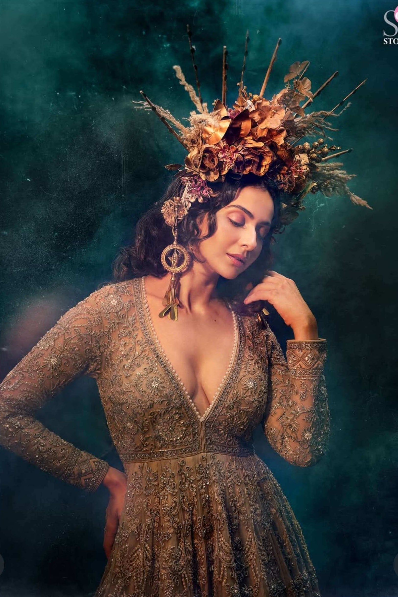 GOLDEN GODDESS HEADPIECE