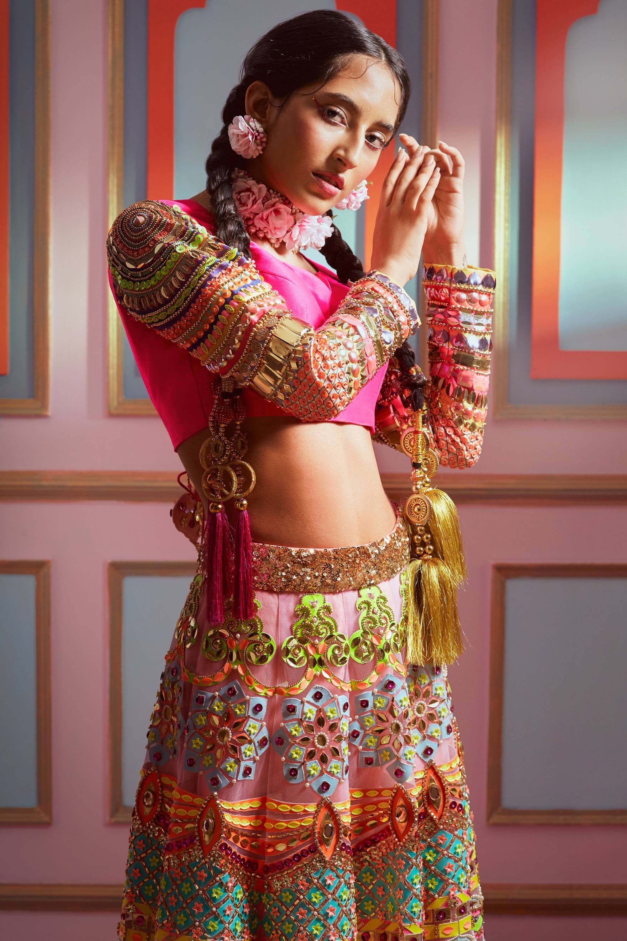 GULAB SUTRA SHARARA SET