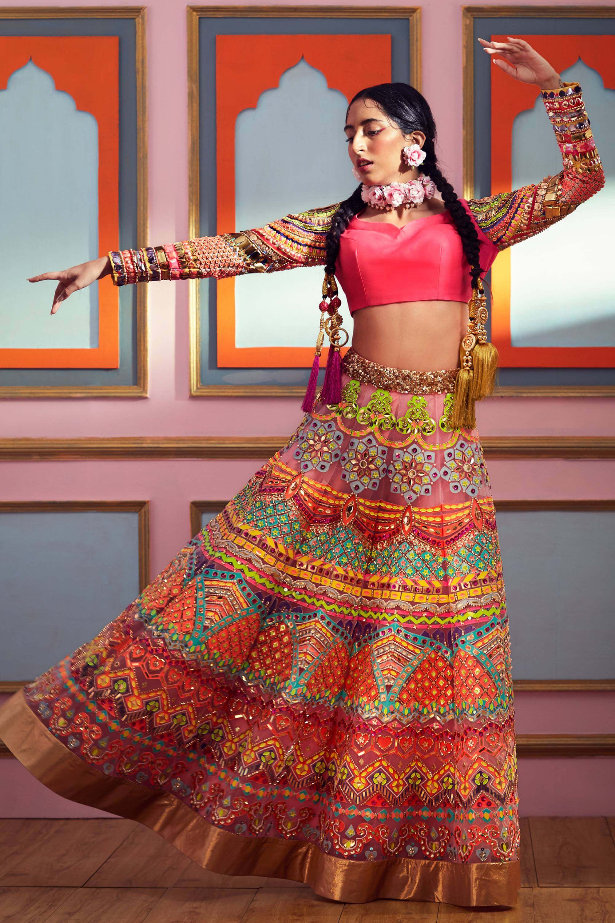 GULAB SUTRA SHARARA SET