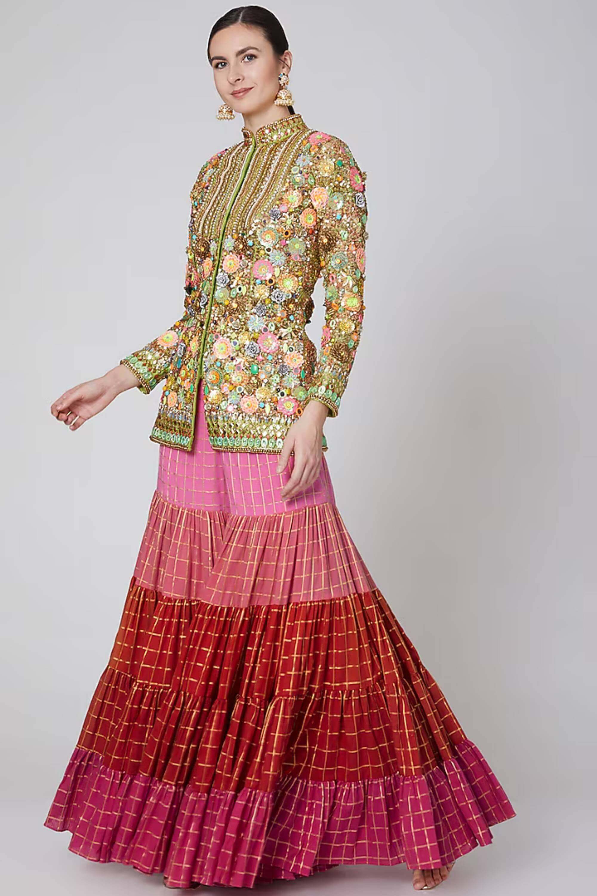 GULAB SUTRA SHARARA SET