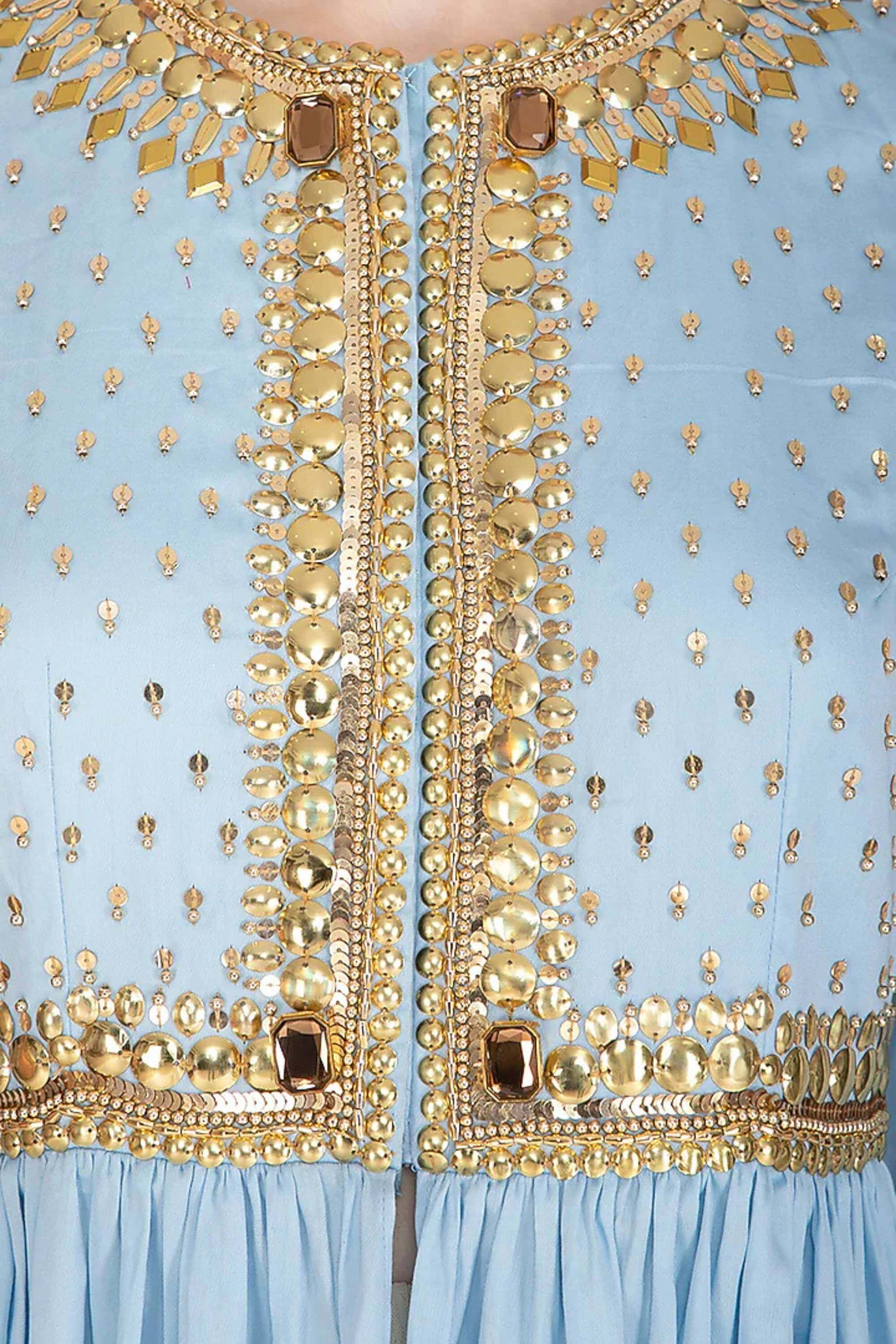 ICE BLUE SONA KURTA