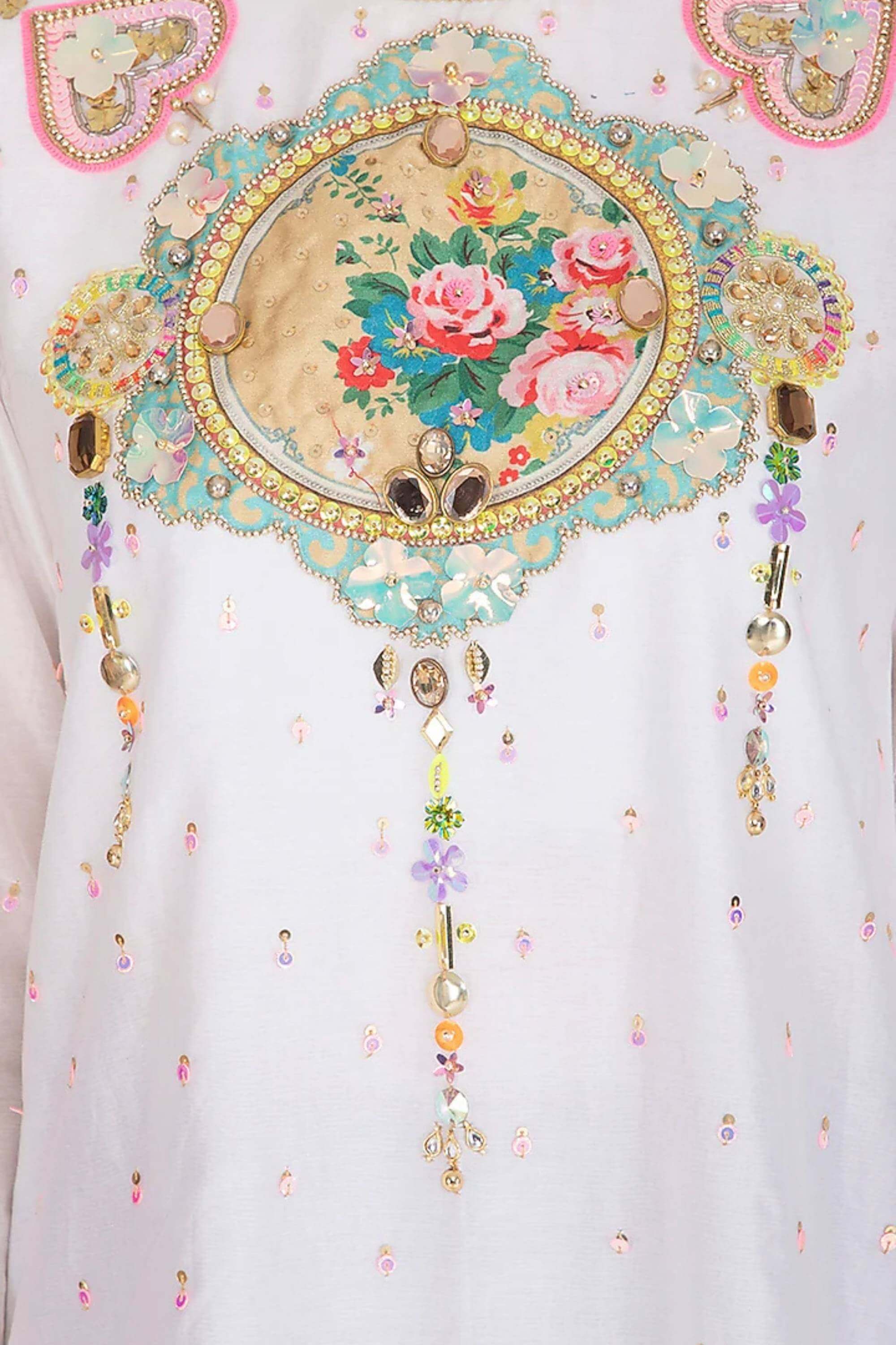 GULDASTA BAND COLLAR KURTA