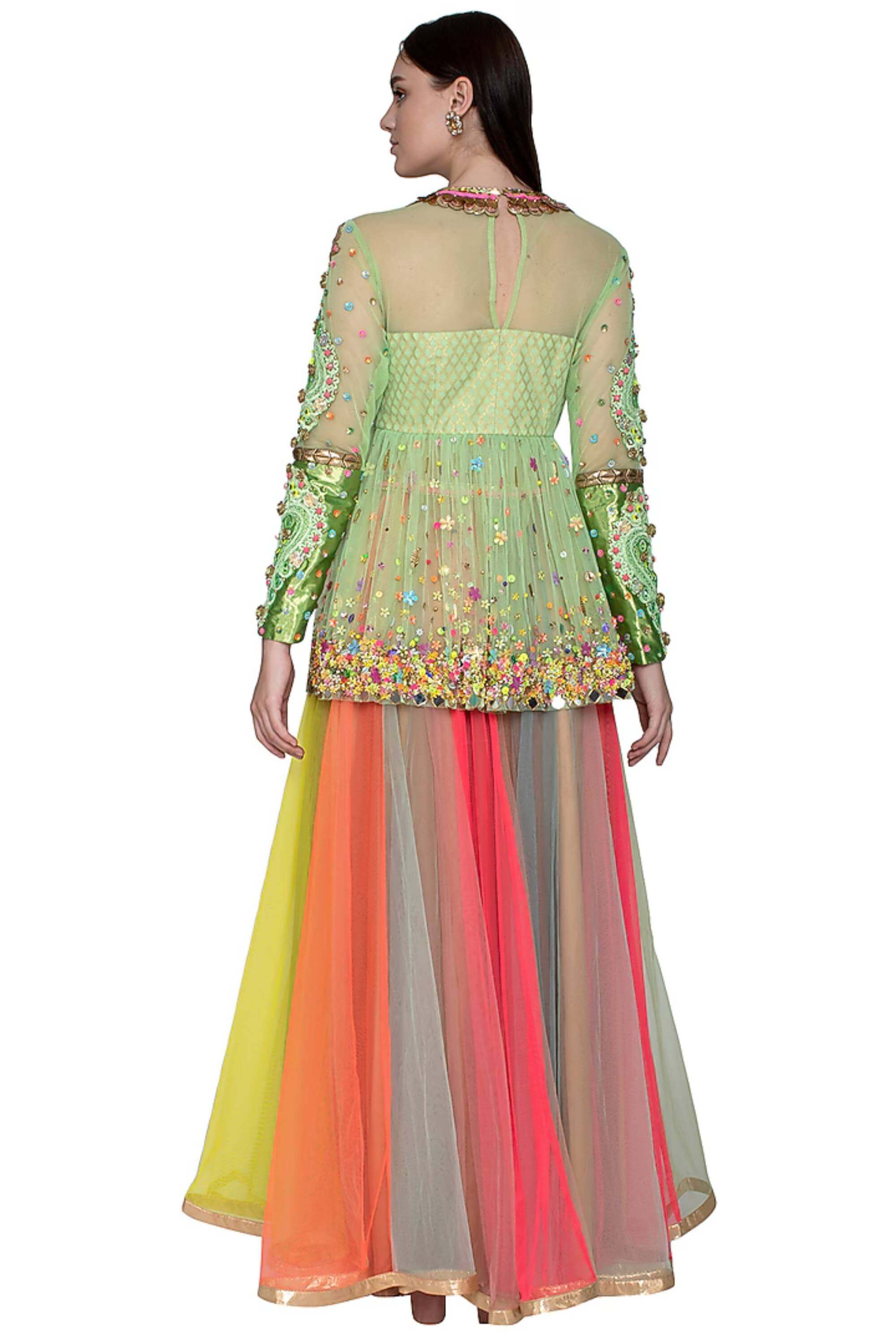 INDRA NOOR PEPLUM SET