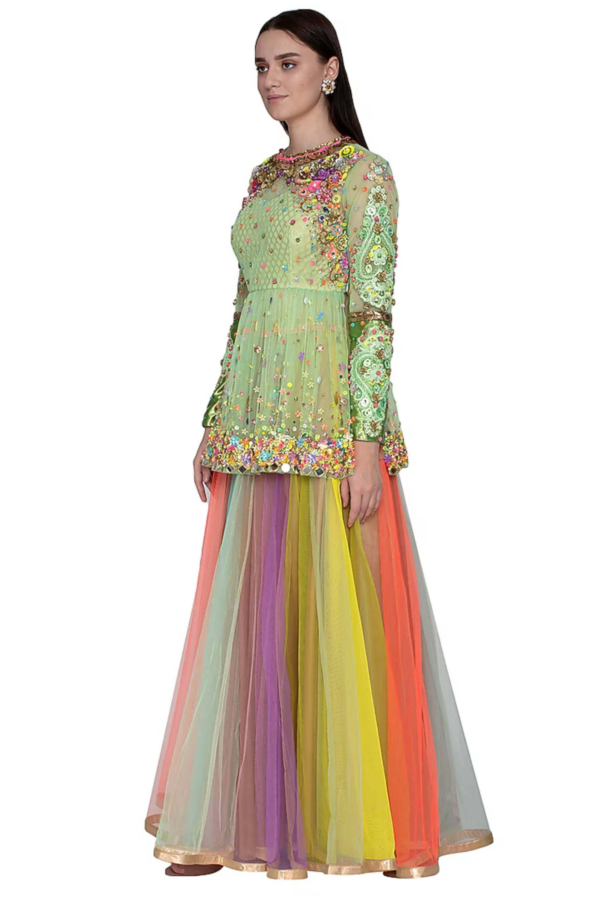 INDRA NOOR PEPLUM SET