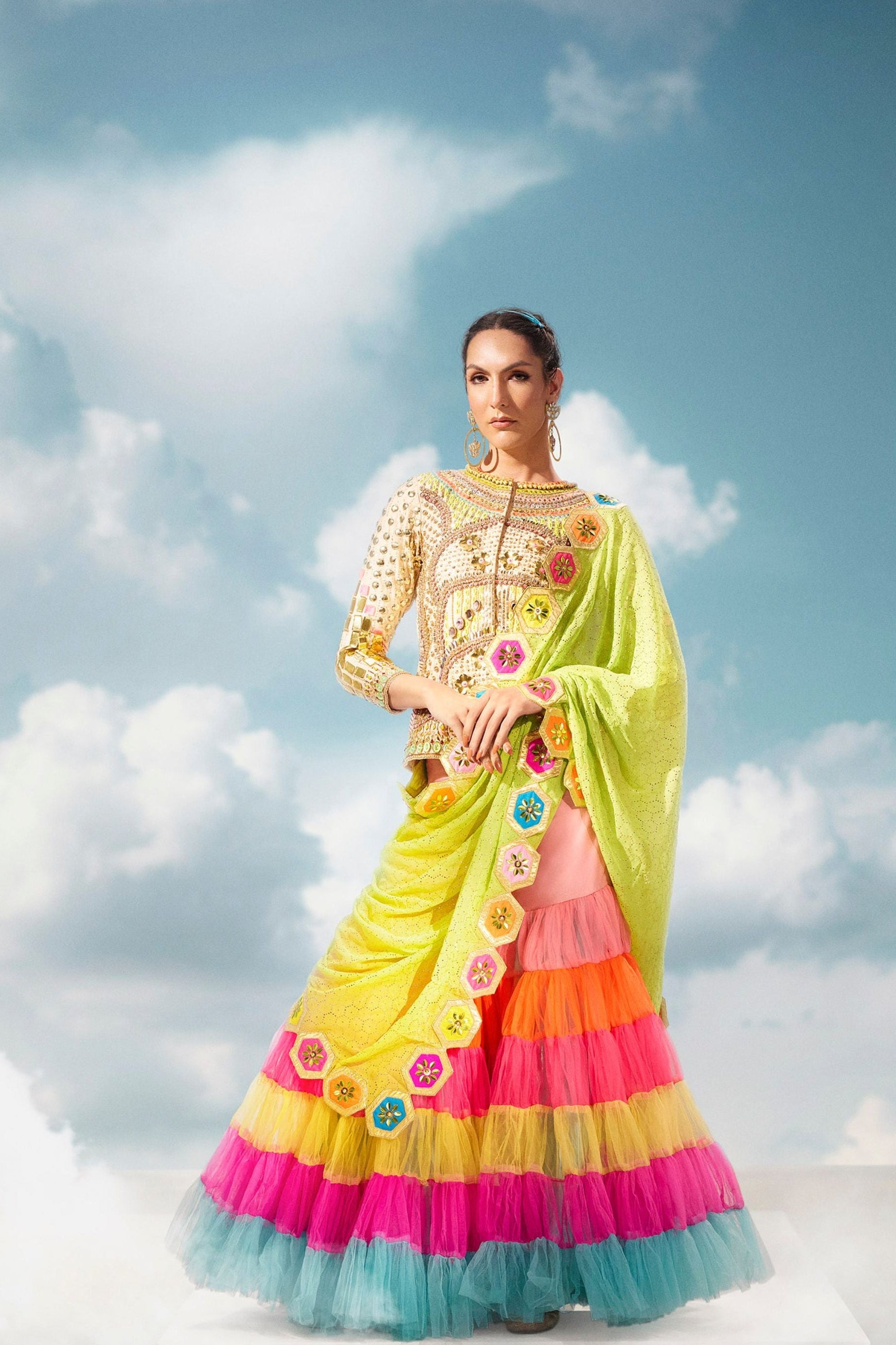 INDRADHANUSH SHARARA SET