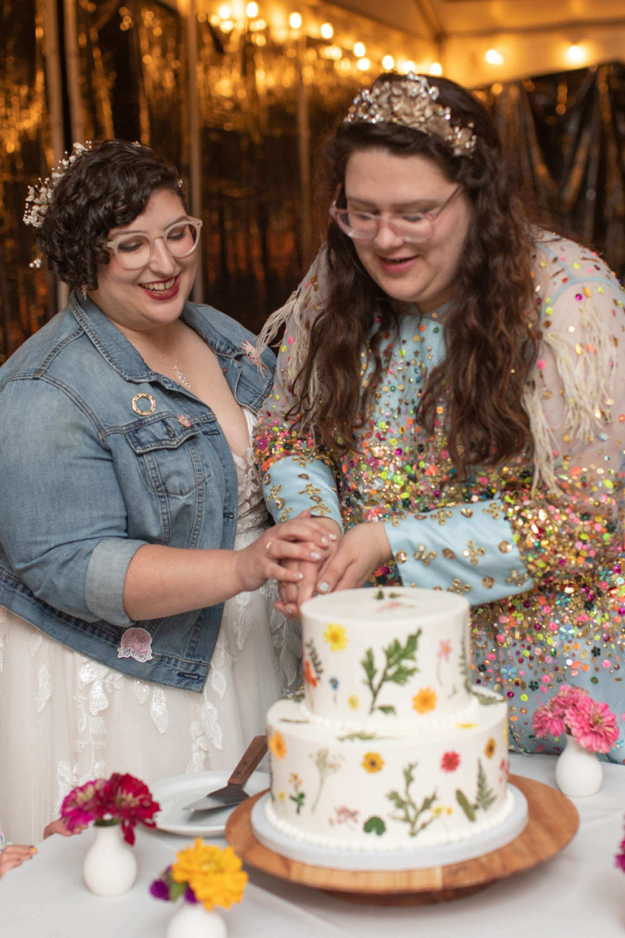 POWDER BLUE SCATTER GOWN