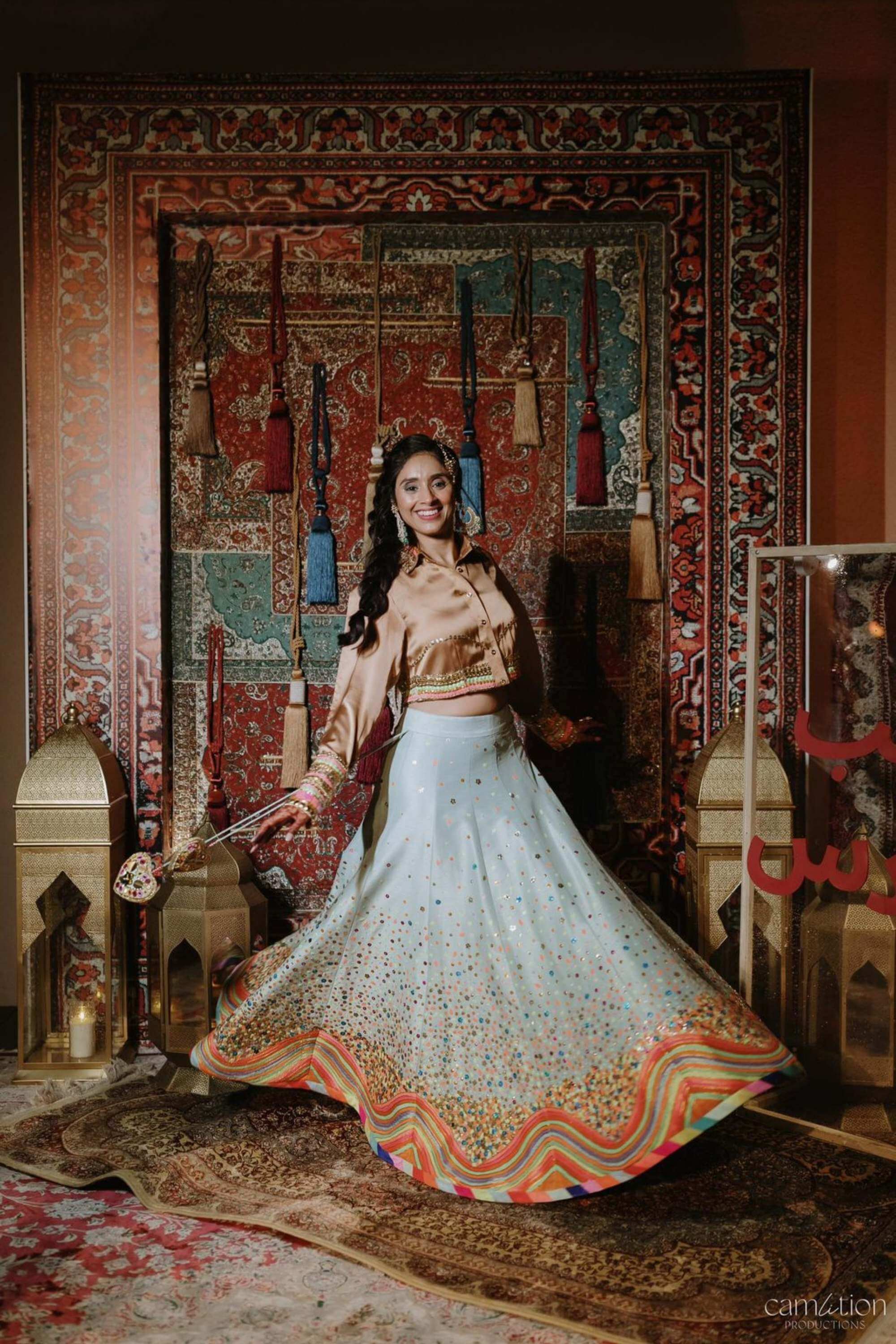 POWDER BLUE SCATTER GOWN