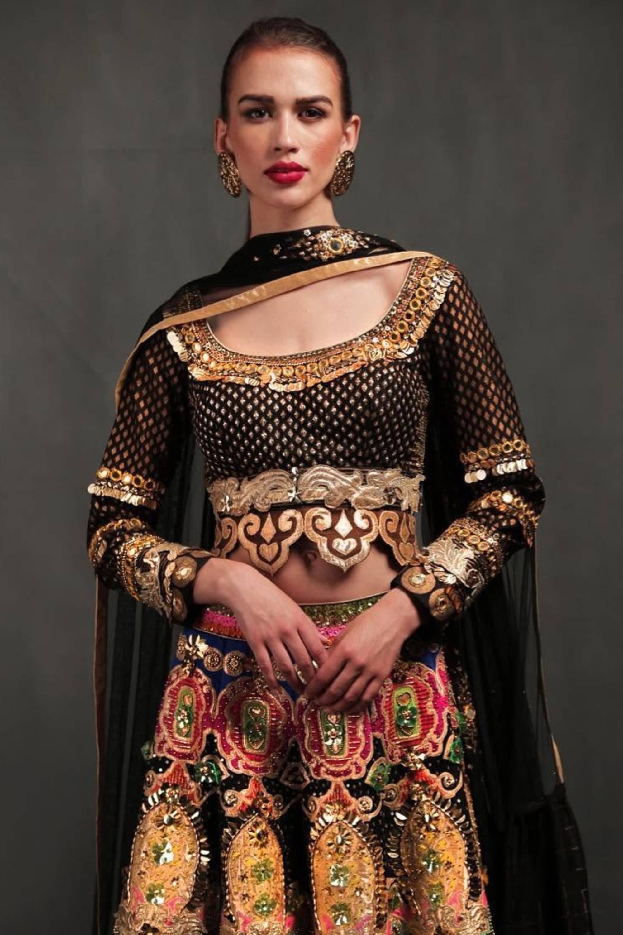 RAAT KASUTI LEHENGHA SET