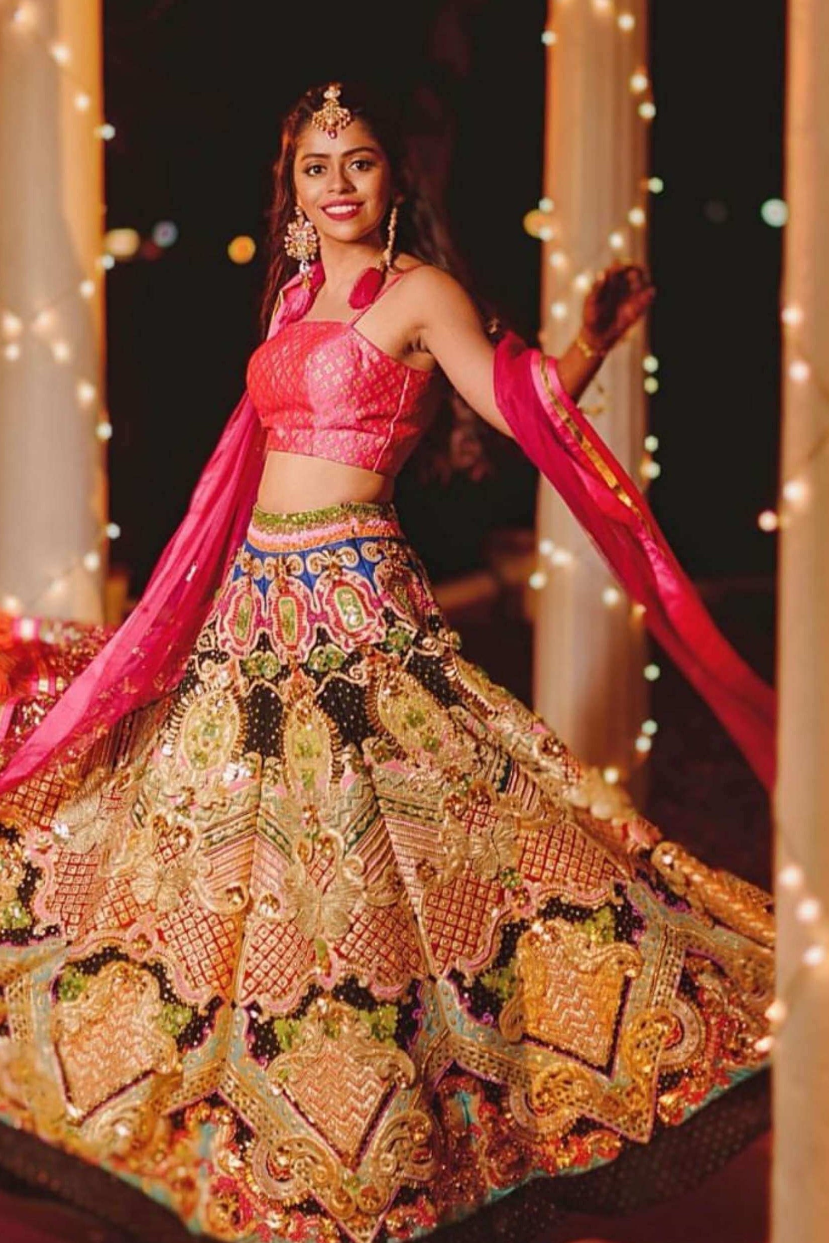 RAAT KASUTI LEHENGHA SET