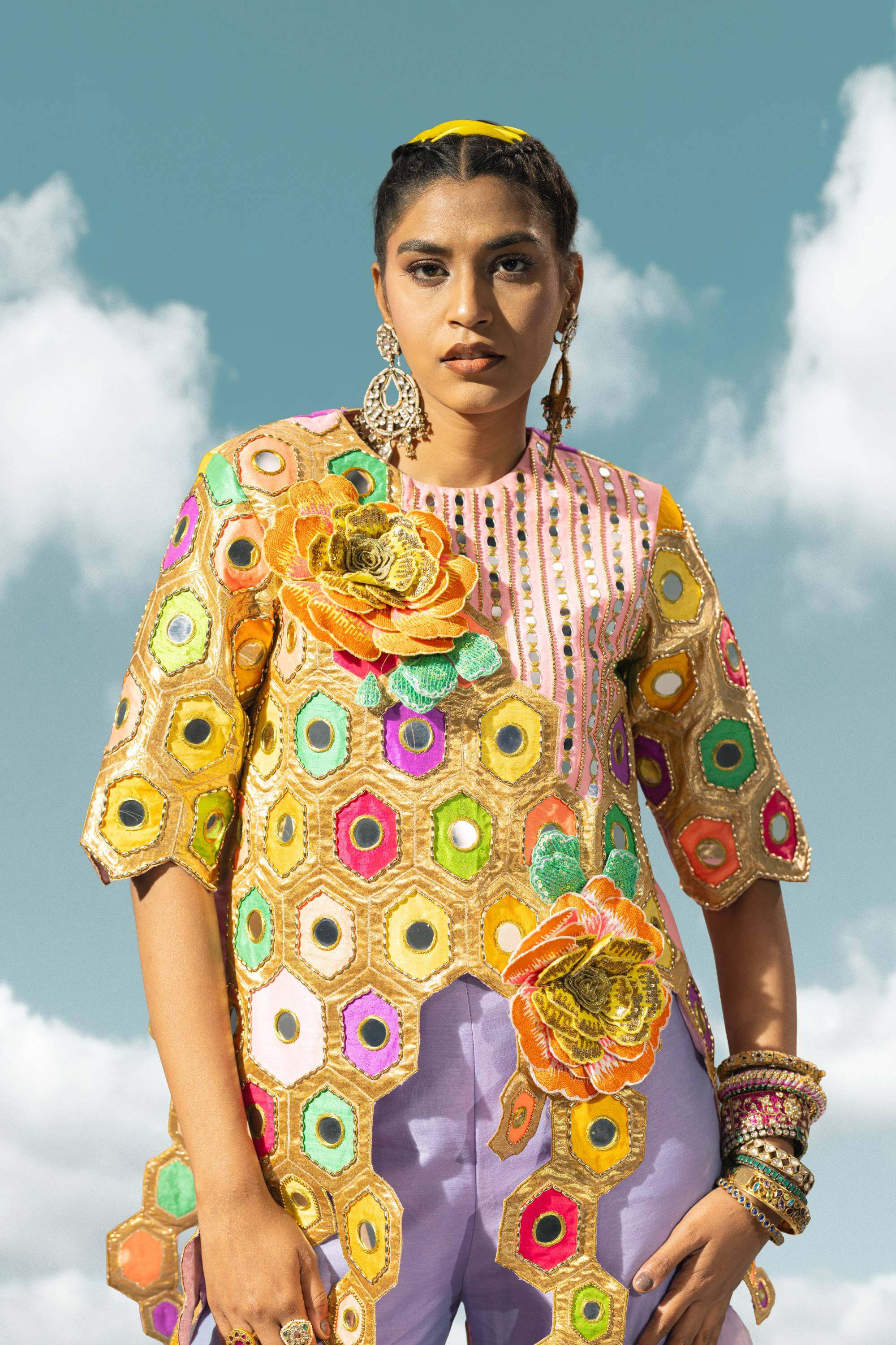 SAAZA HEXA CROP TOP