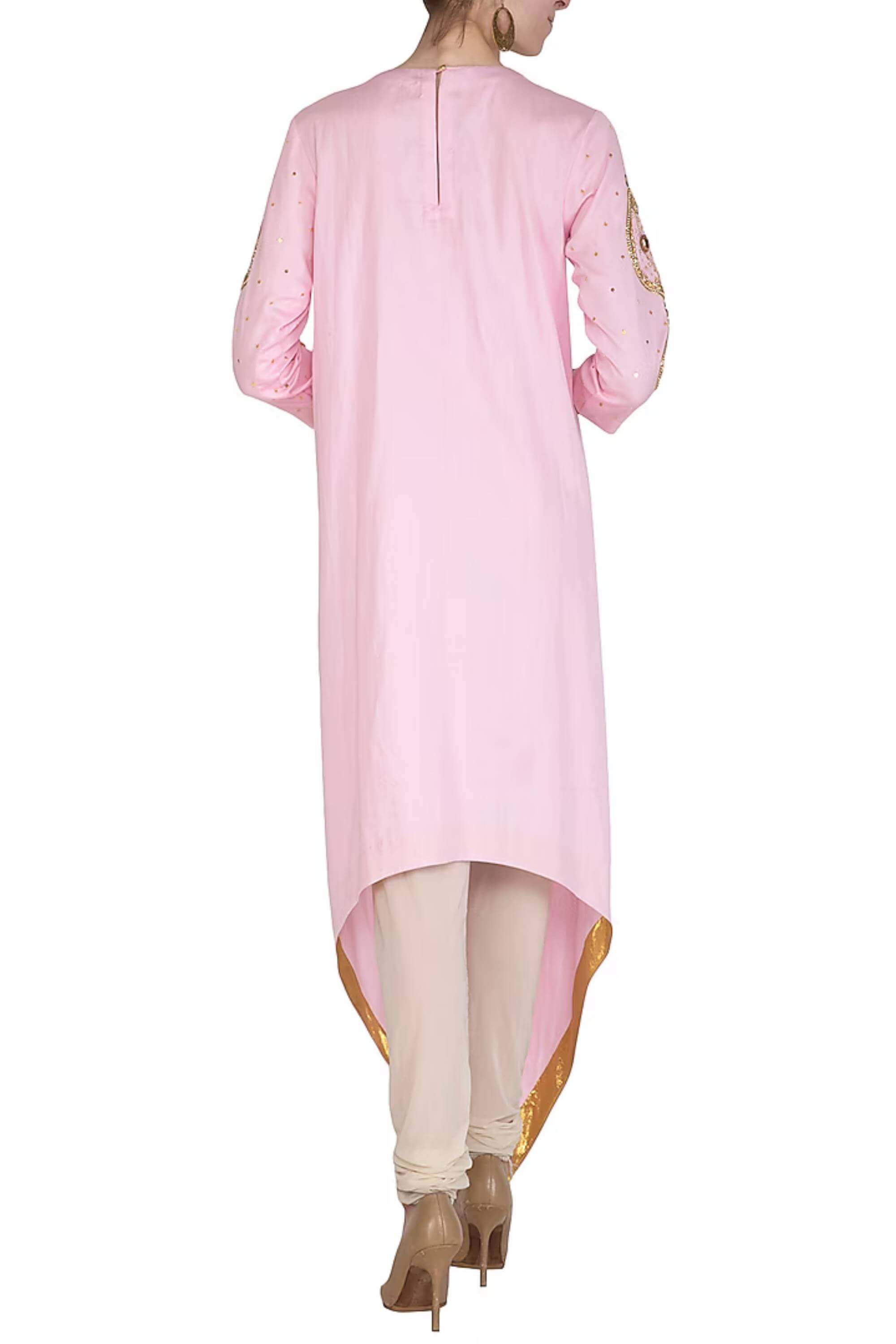 CHERRY BLOSSOM GOLD KURTA