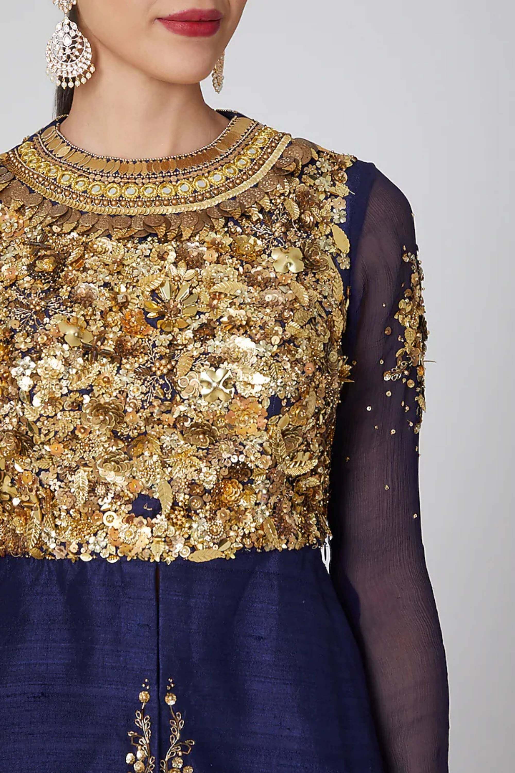 SHADES OF MIDNIGHT SHARARA SET