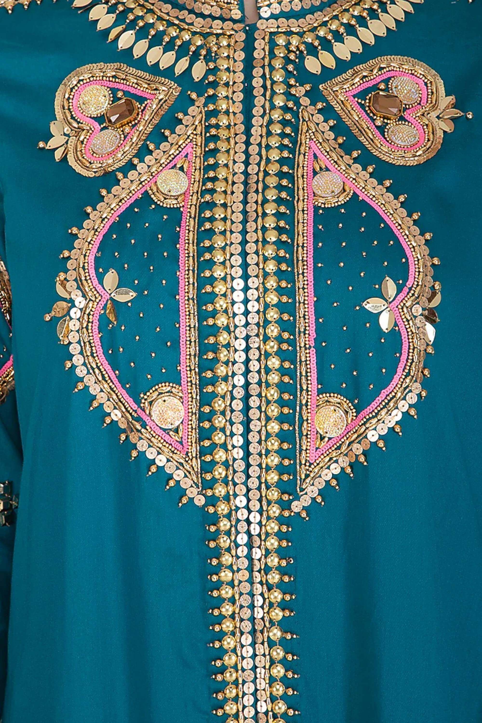 NILA NEELAM GOLD KURTA