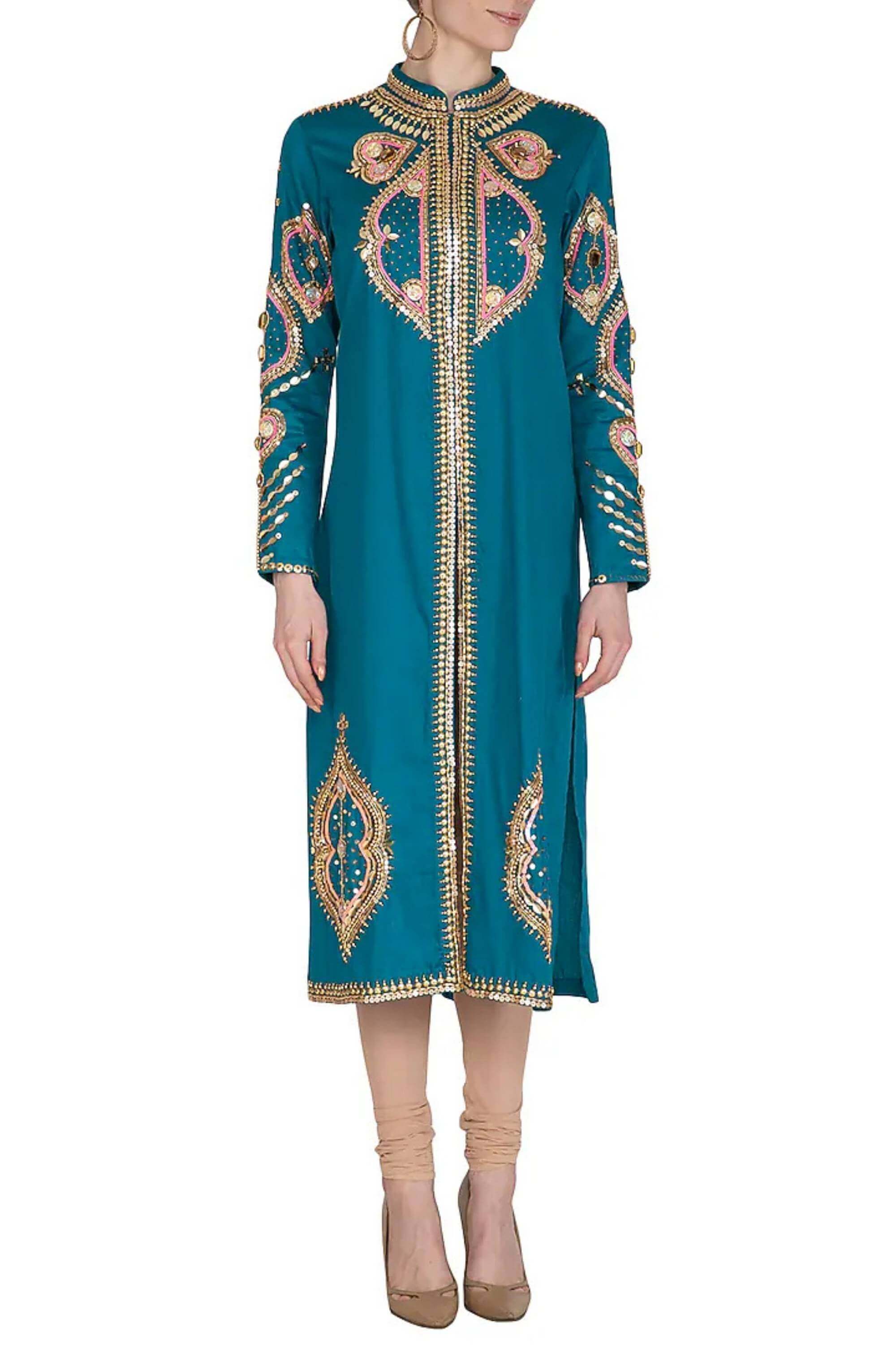 NILA NEELAM GOLD KURTA