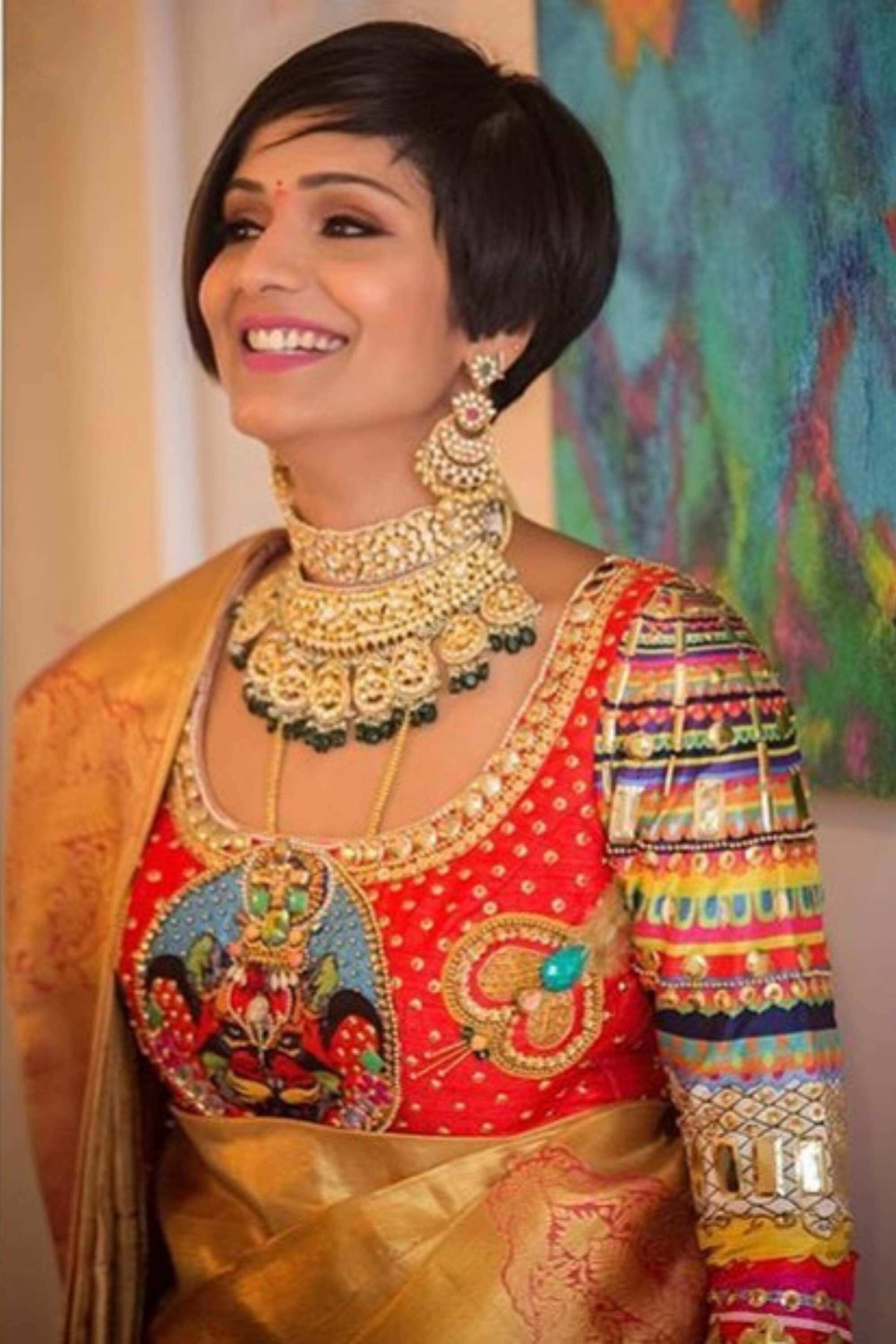 SINDOORI RED LION RAJA BLOUSE