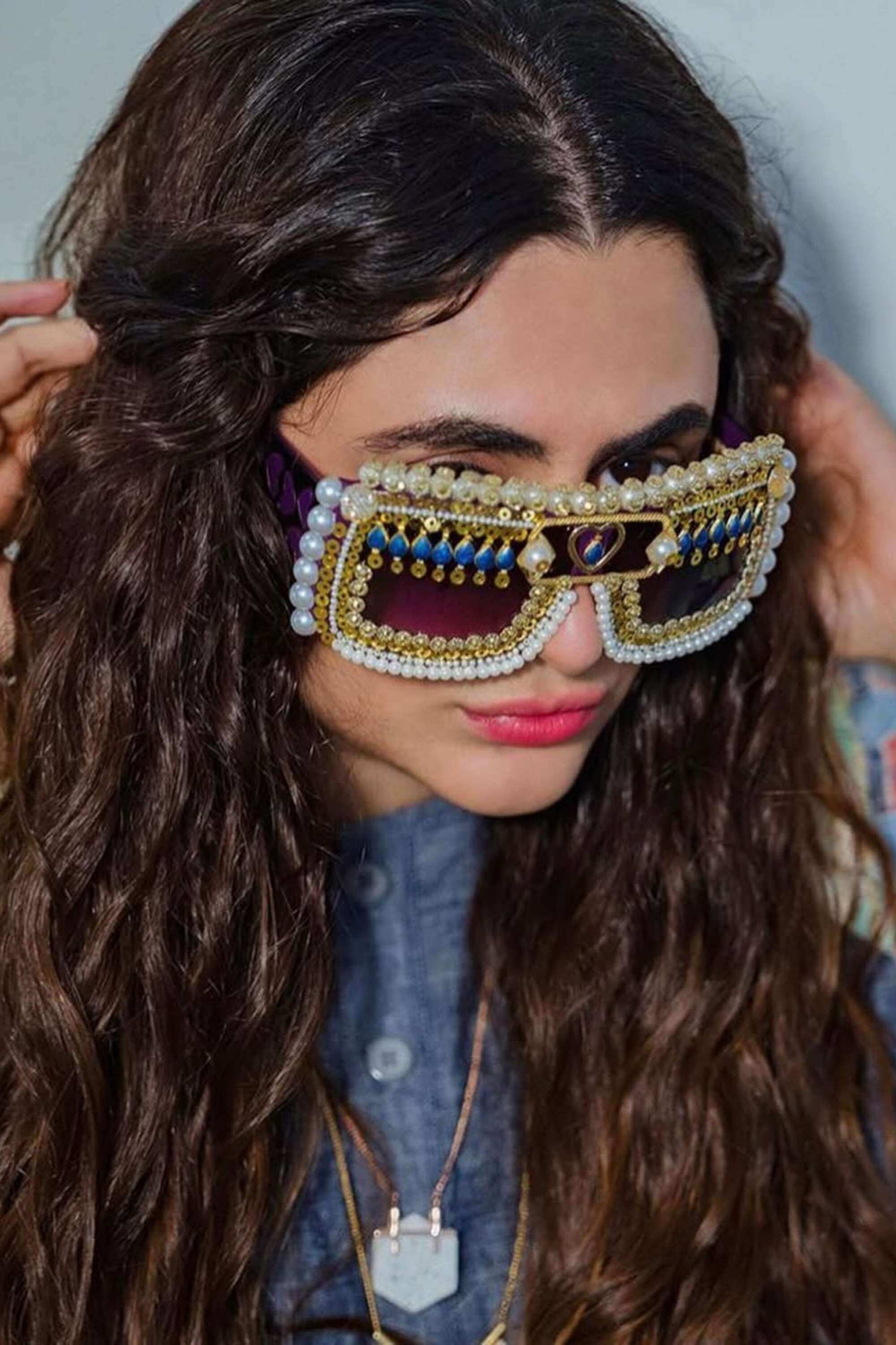 PEARL DROP SUNGLASSES