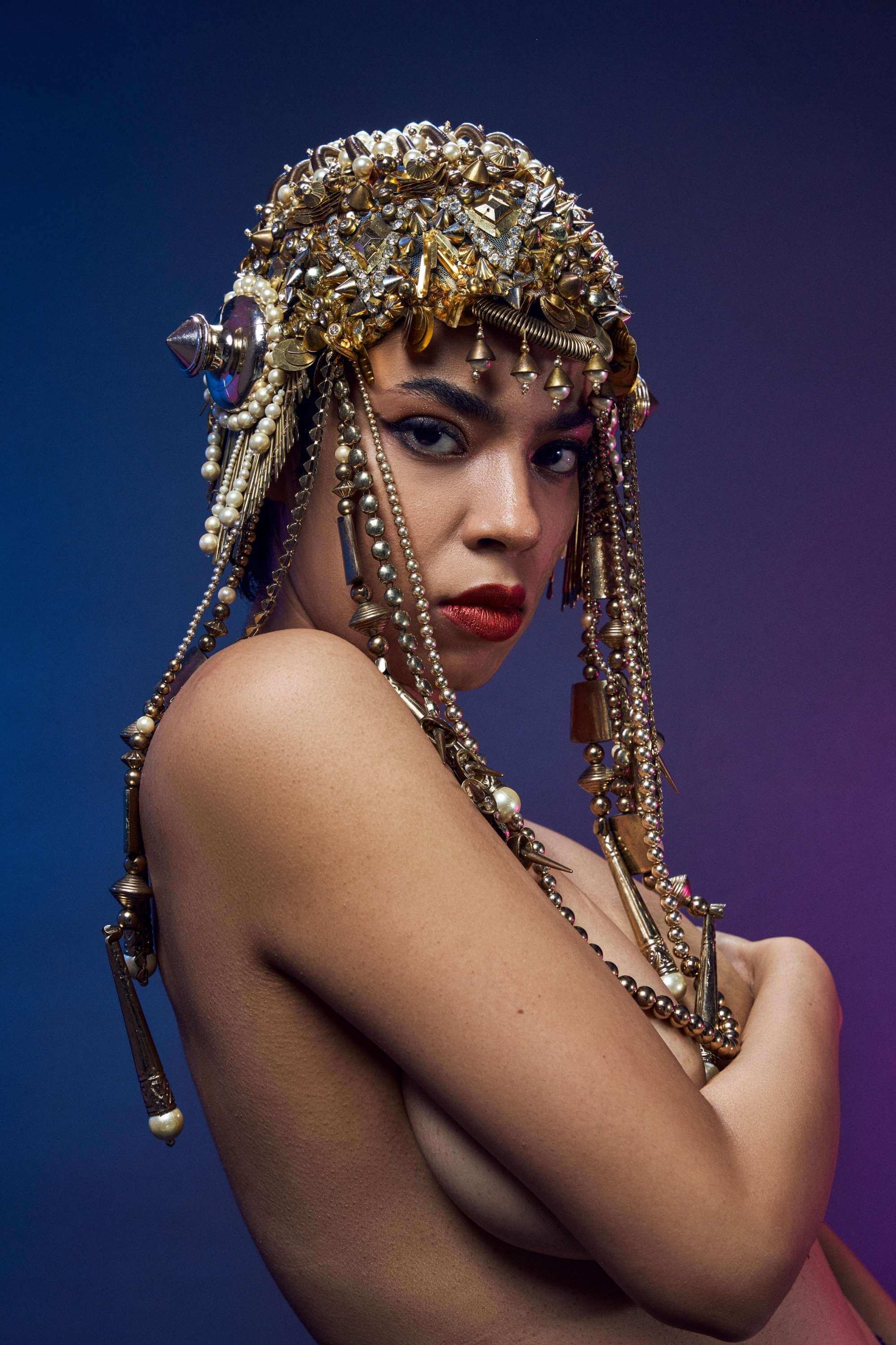 GOLD SOUK SKULL CAP