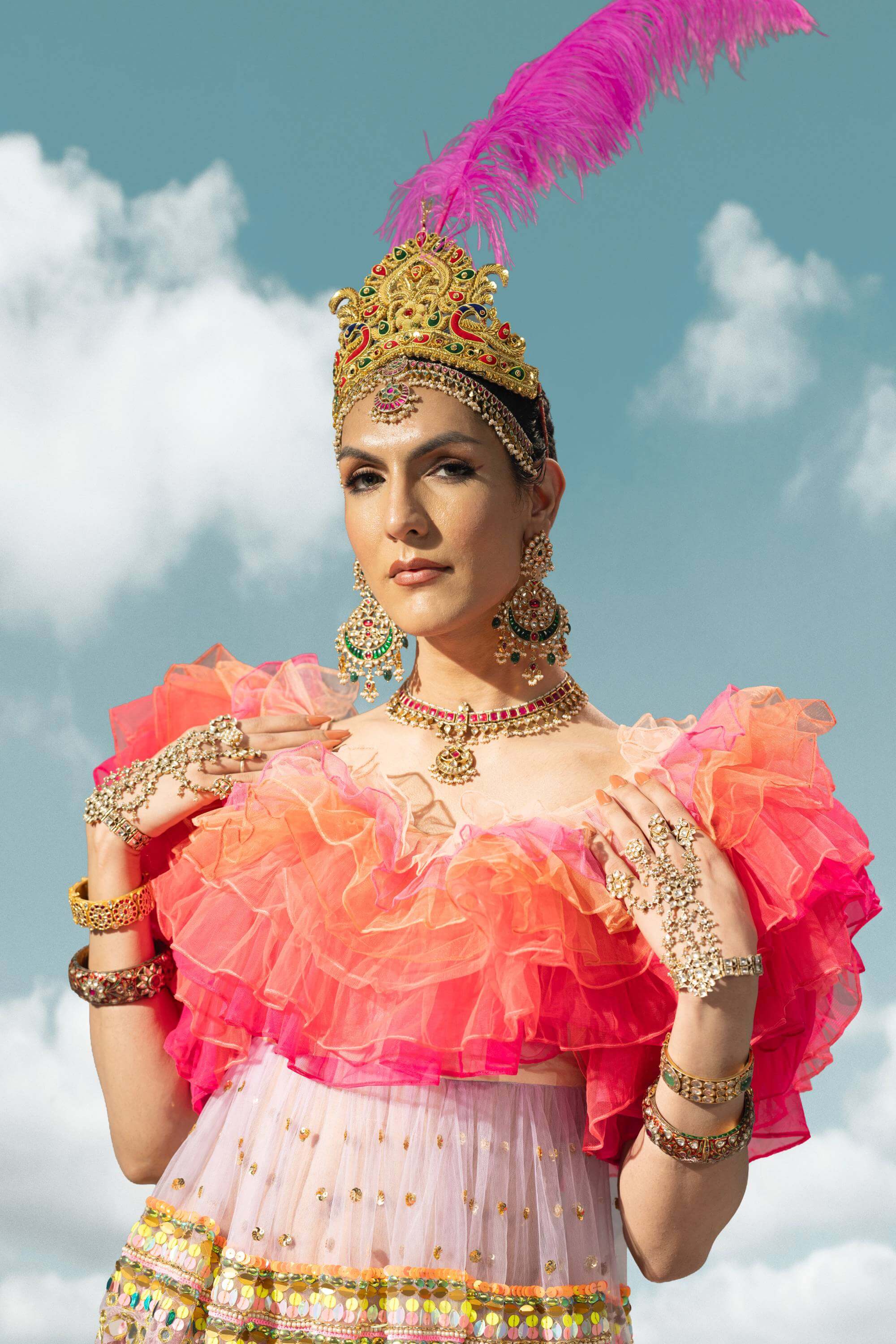 AFTAAB SHARARA SET