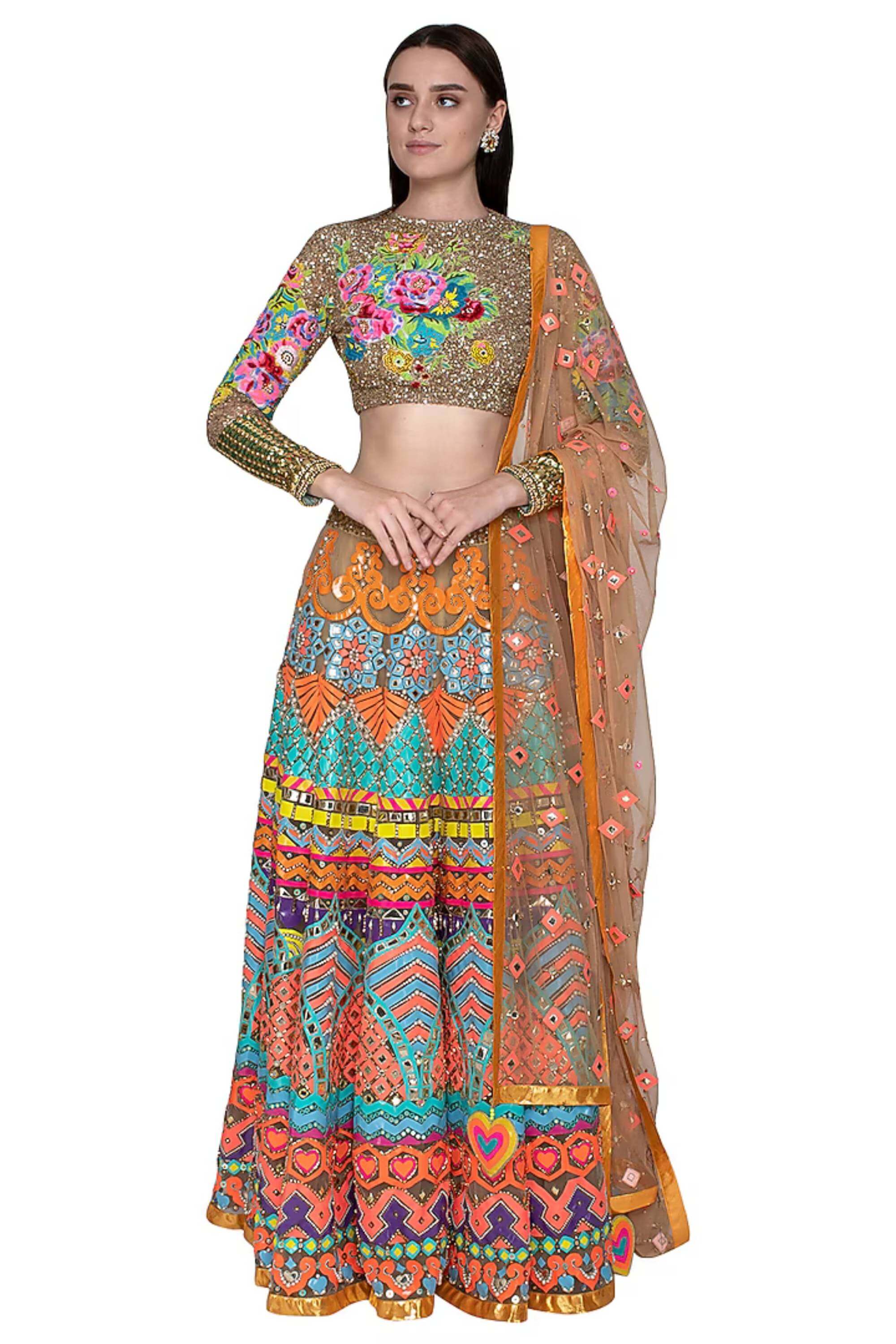 BAROQUE NYRA CUTWORK LEHENGHA
