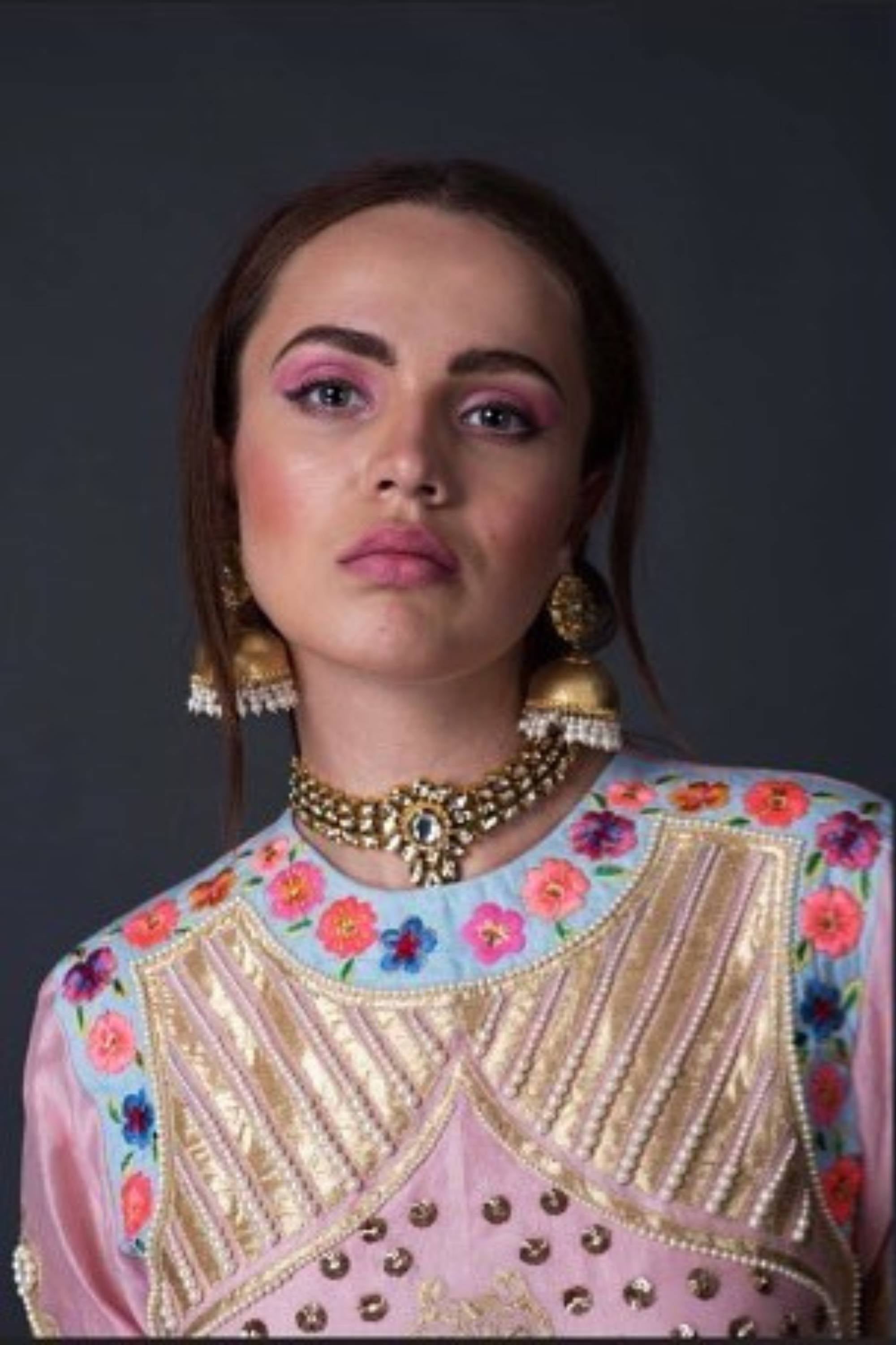 BARQOUE MOTI NAKSHA KURTA