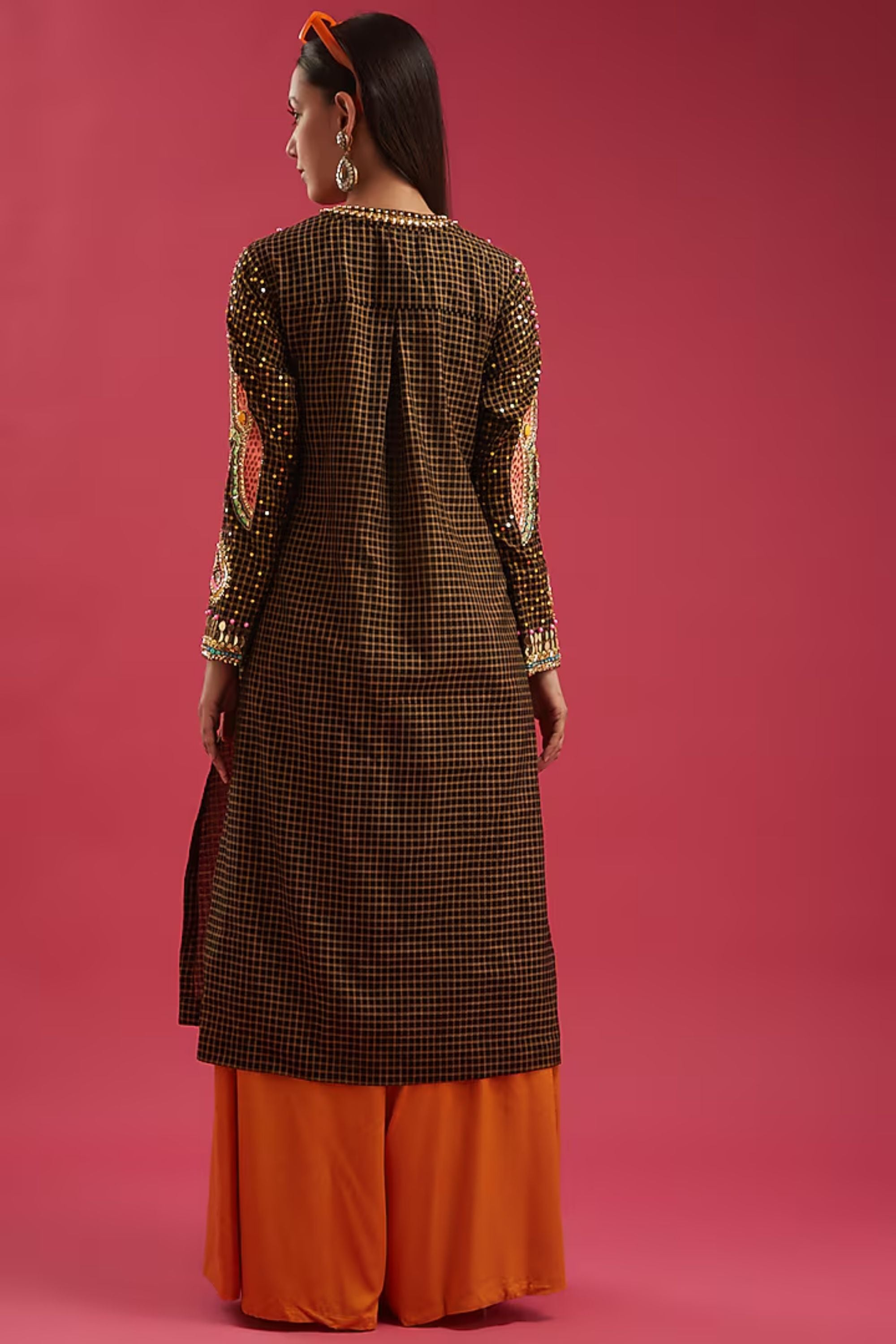 Bhoora Mor kurta Set