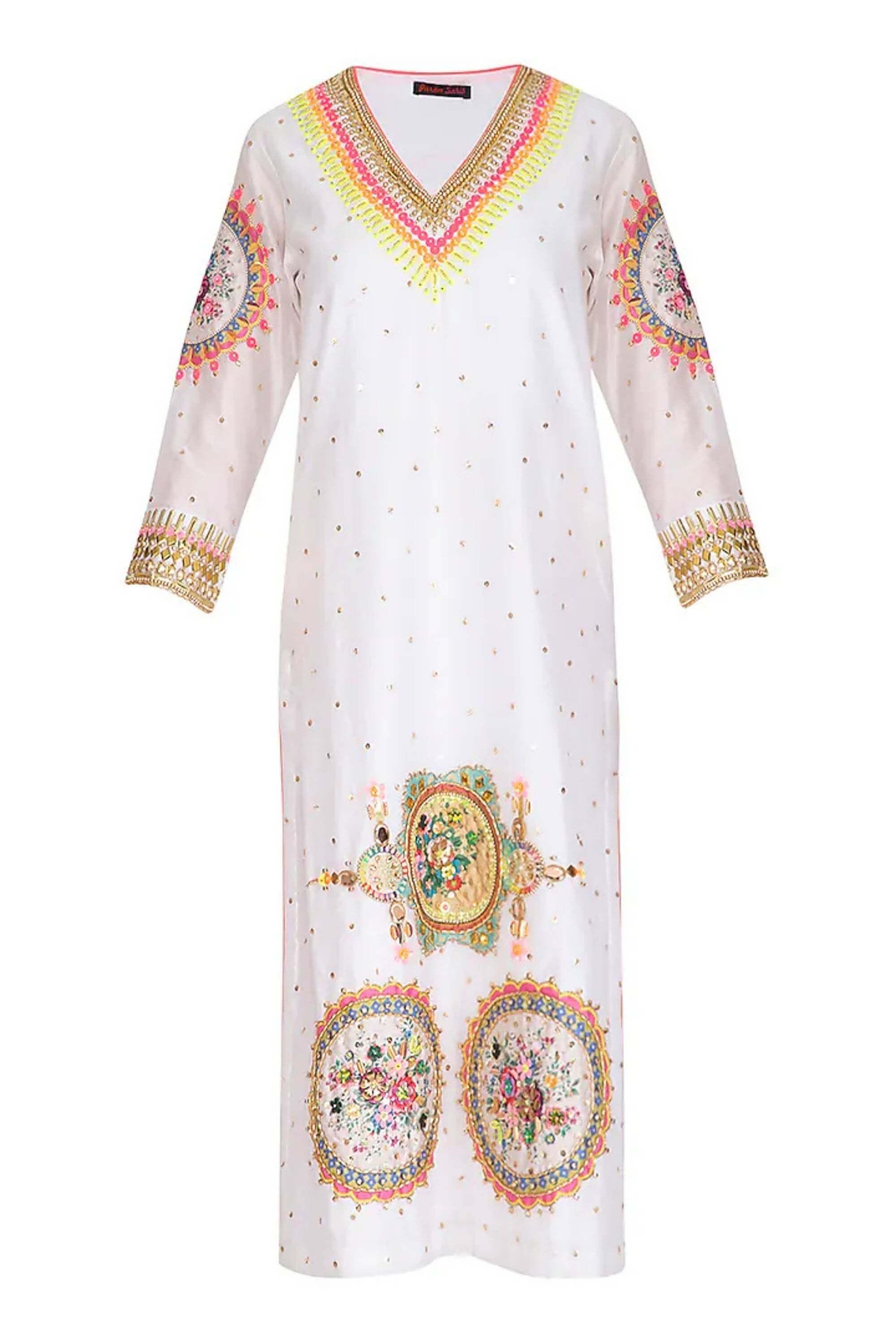 GULDASTA V NECK KURTA
