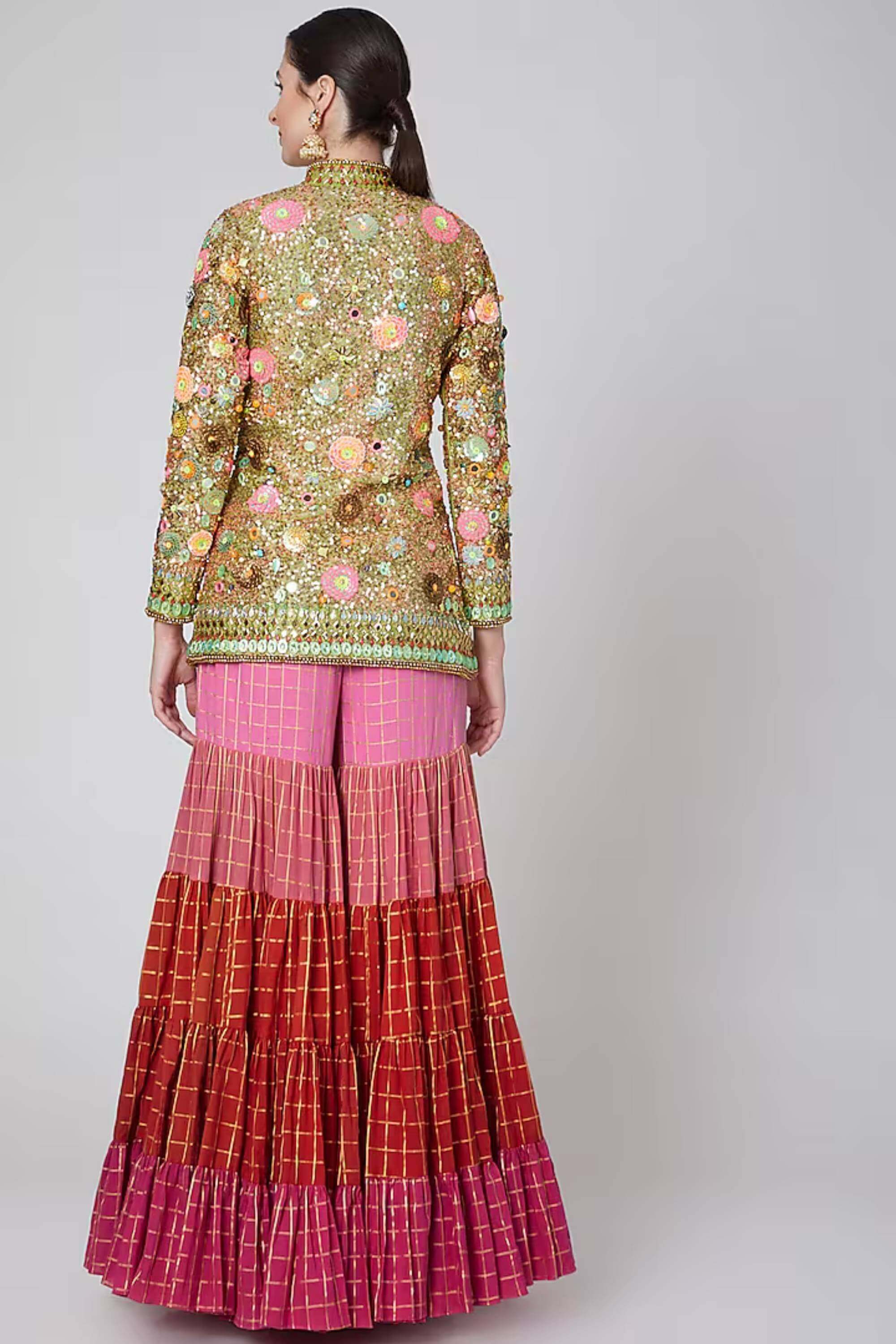 GULAB SUTRA SHARARA SET