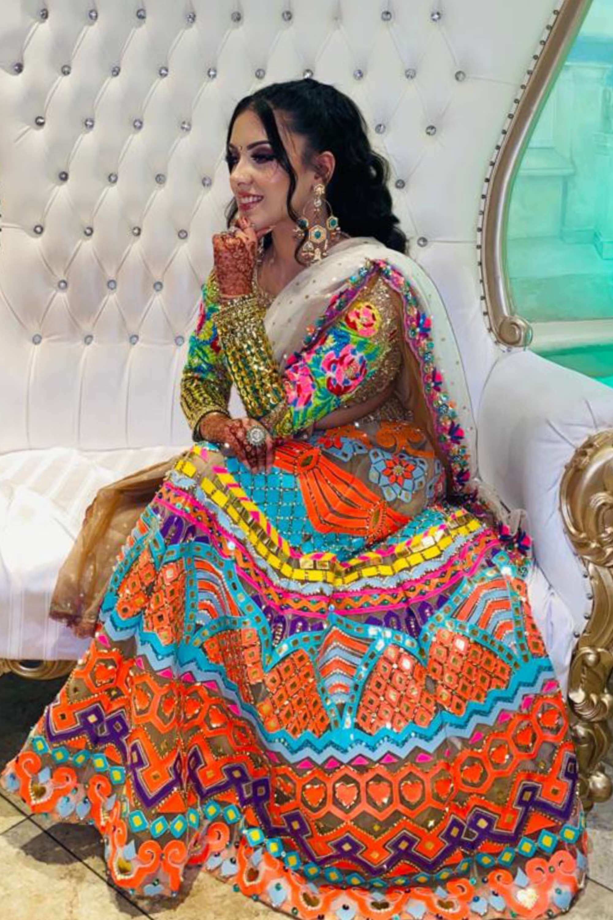 GULSHAN BAHAR LEHENGHA x SHIDDAT LEHENGHA SET