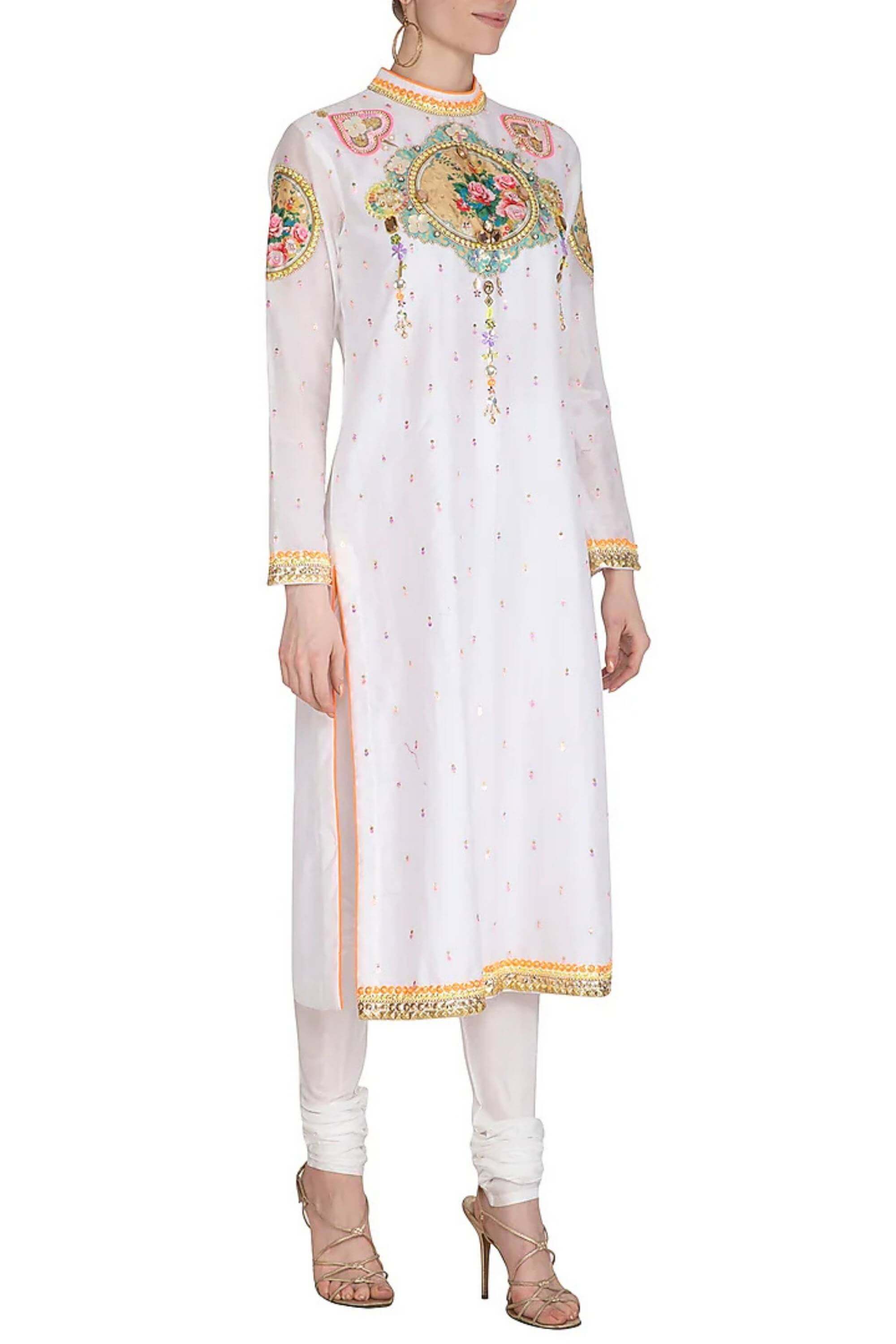 GULDASTA BAND COLLAR KURTA