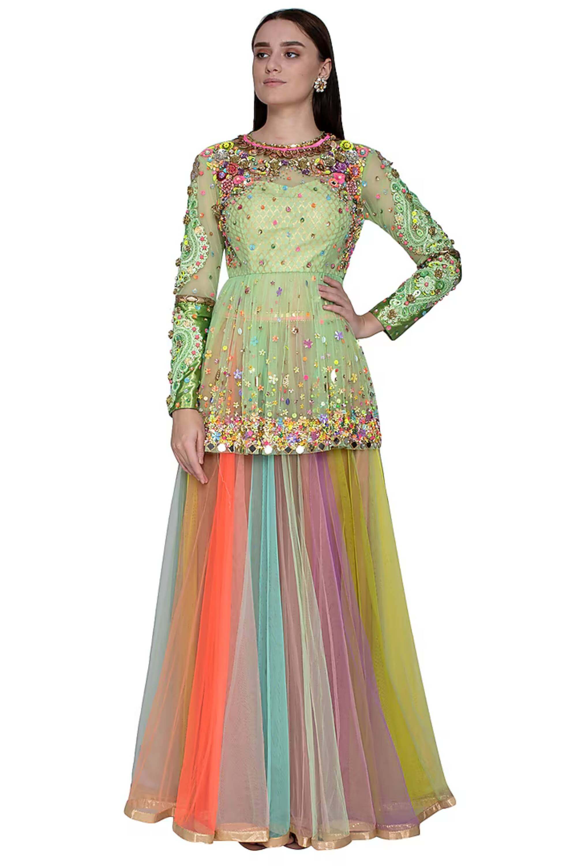INDRA NOOR PEPLUM SET