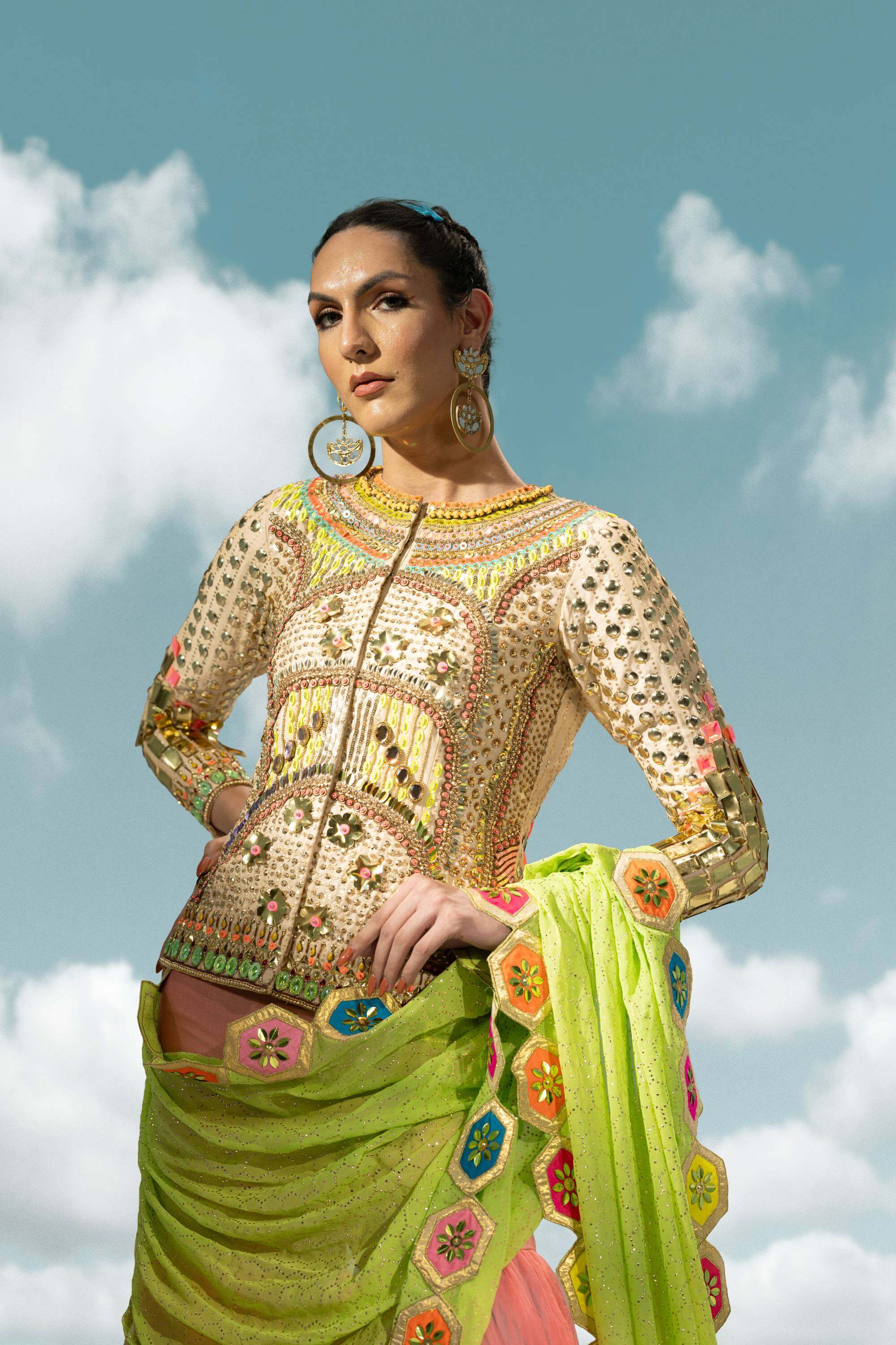 INDRADHANUSH SHARARA SET