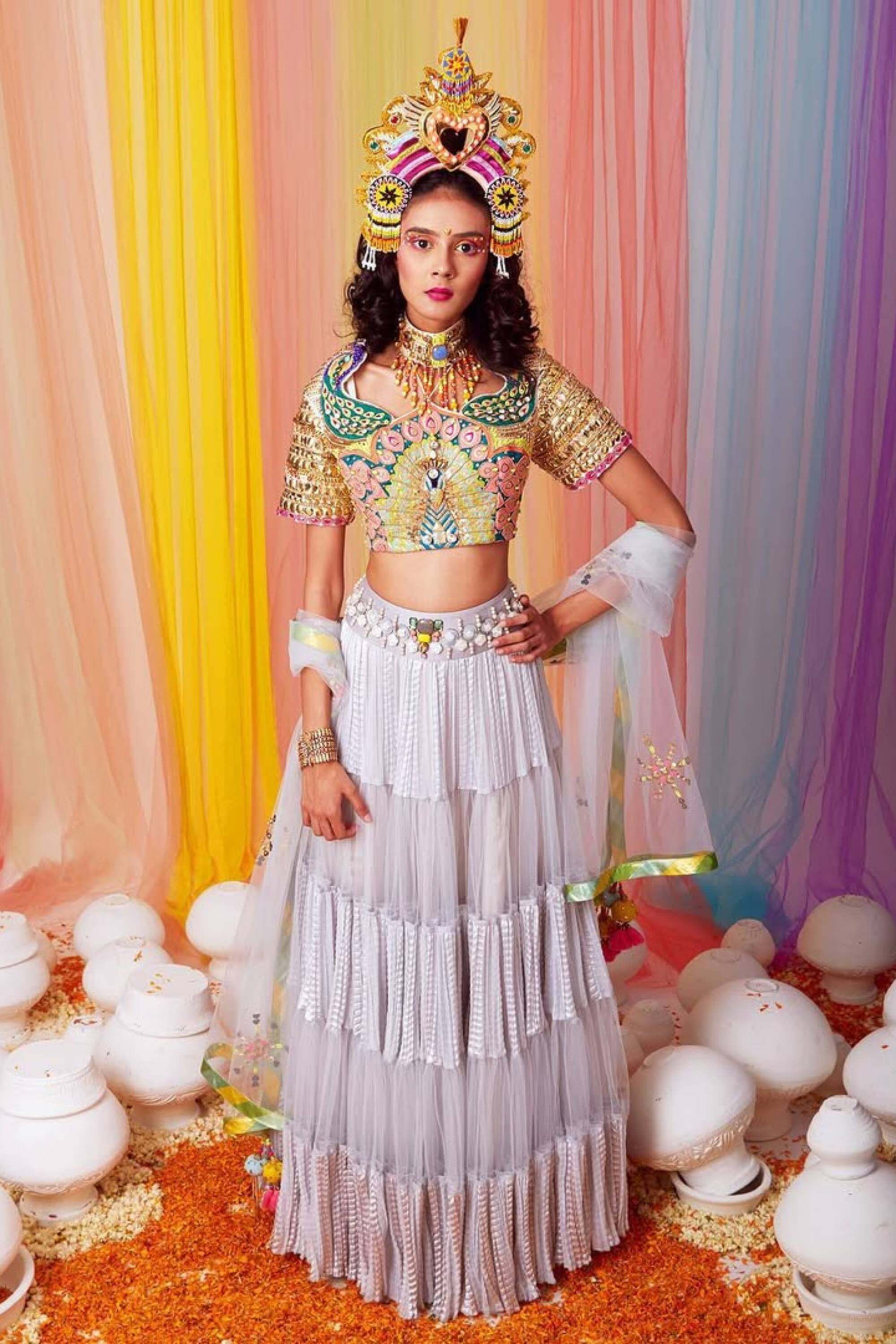 MOR VARSHA LEHENGHA SET