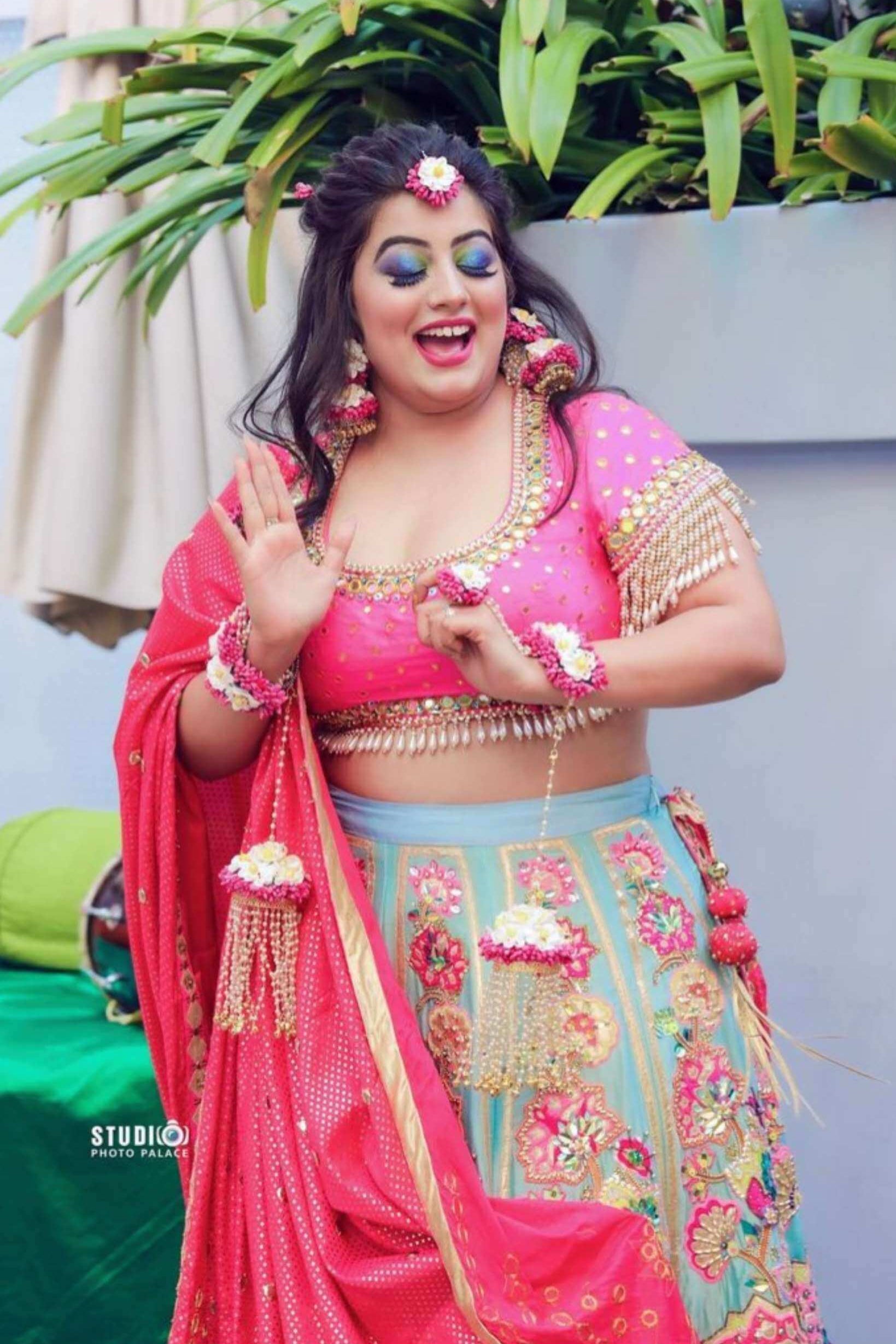 PINK MEHAL LEHENGHA SET