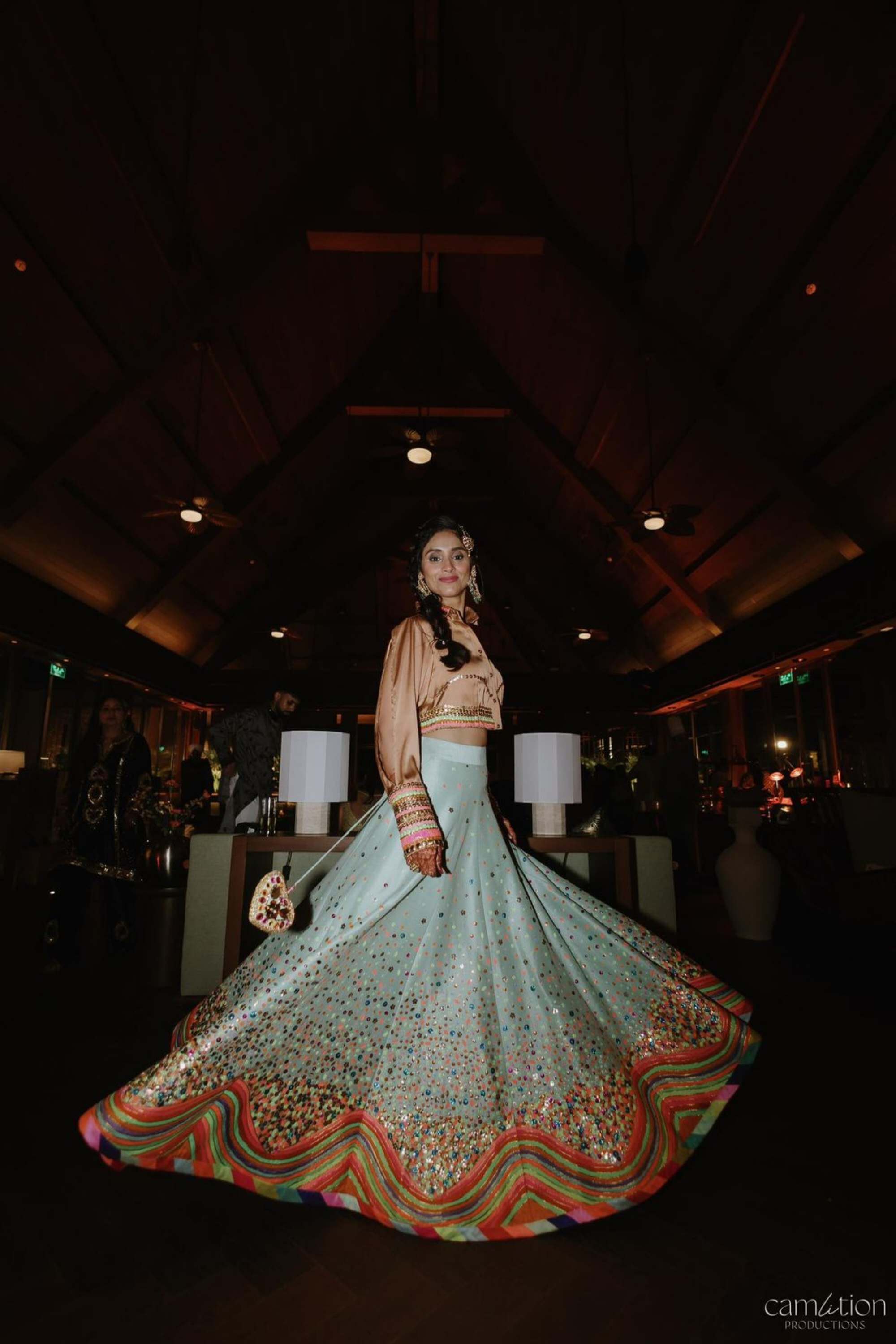 POWDER BLUE SCATTER GOWN