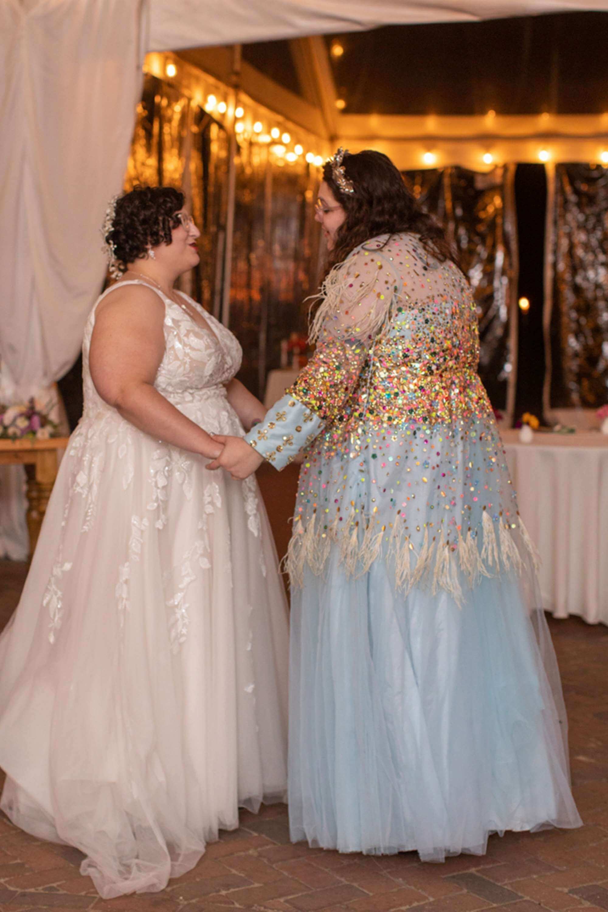 POWDER BLUE SCATTER GOWN