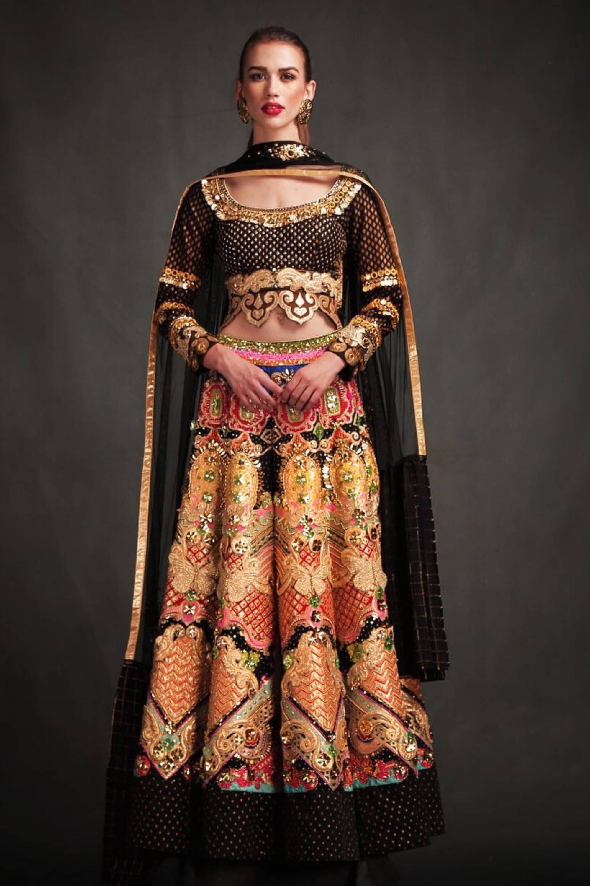 RAAT KASUTI LEHENGHA SET