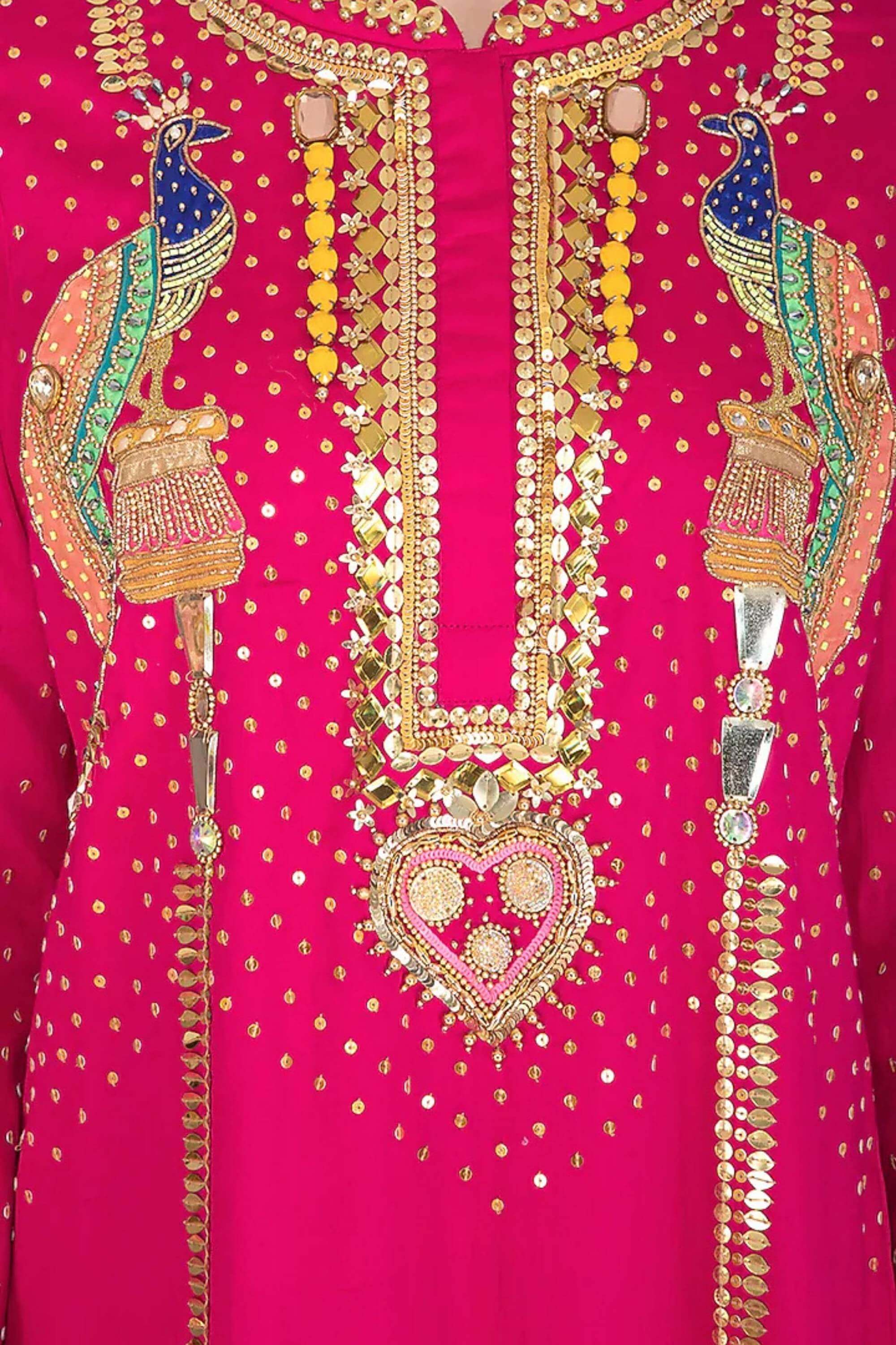 RANI PINK BAGH KURTA