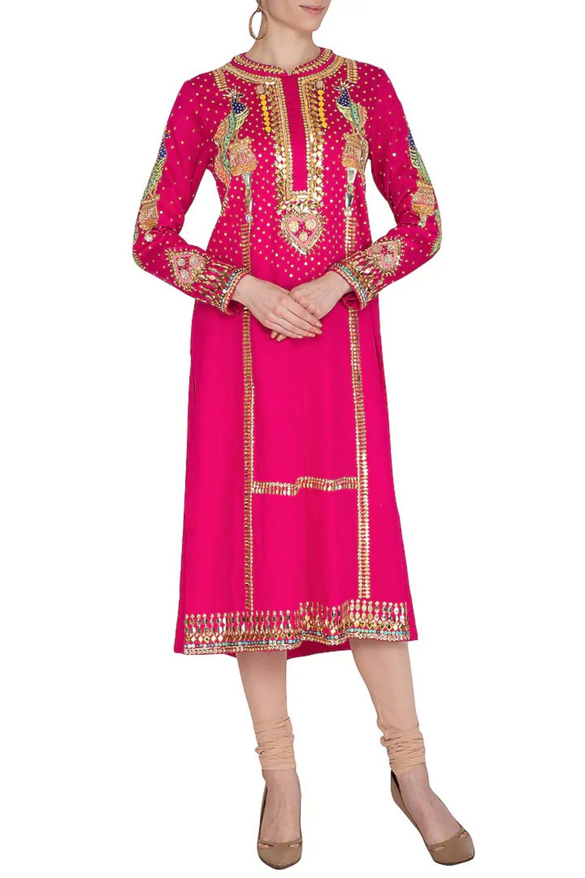 RANI PINK BAGH KURTA