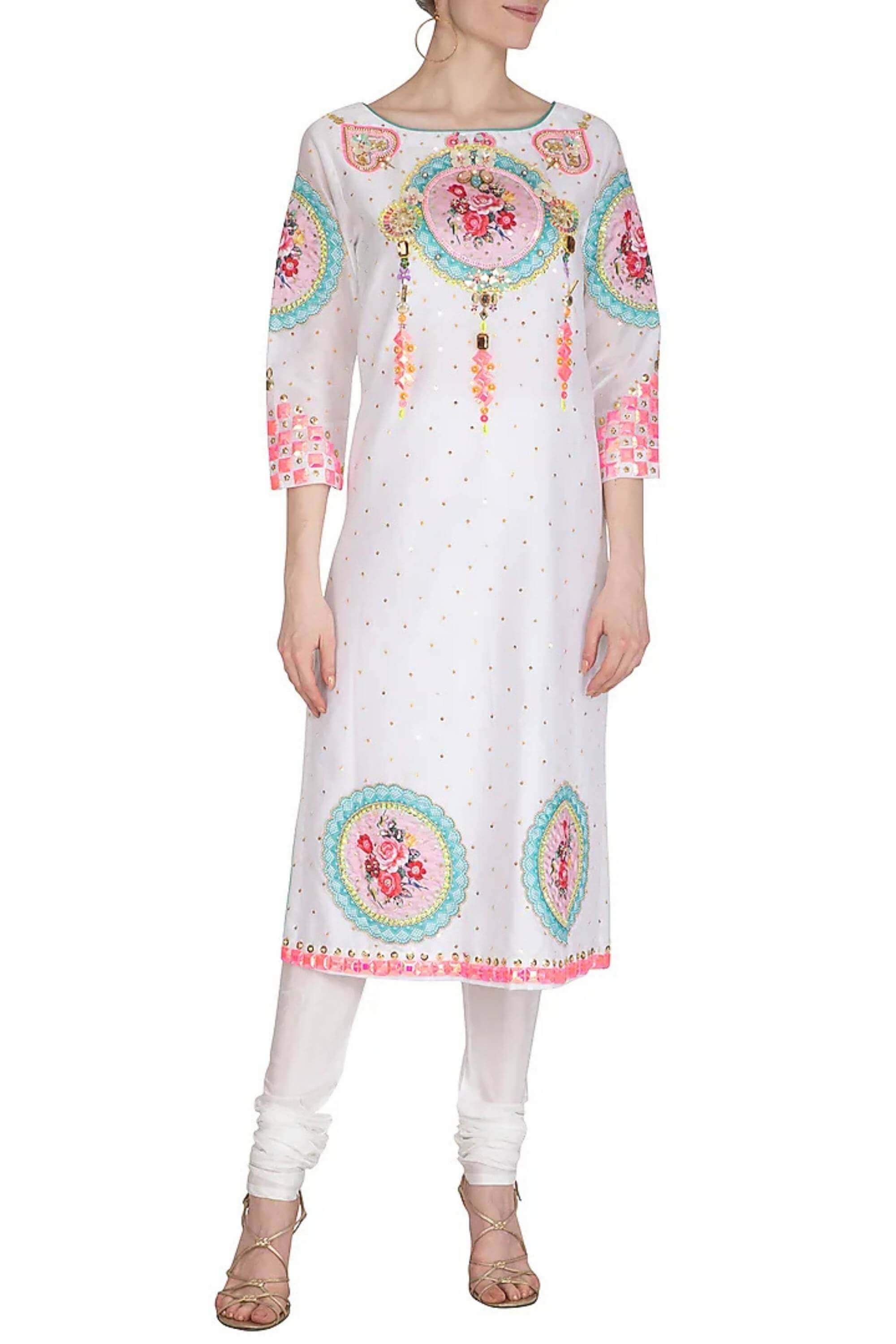 GULADASTA BOAT NECK KURTA