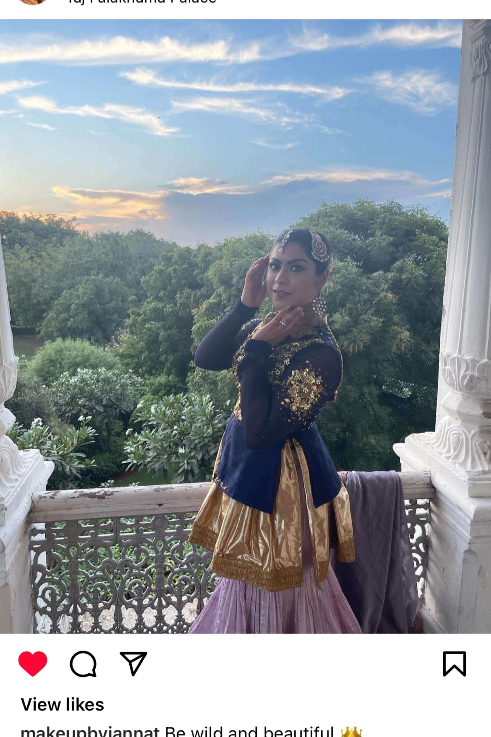 SHADES OF MIDNIGHT SHARARA SET