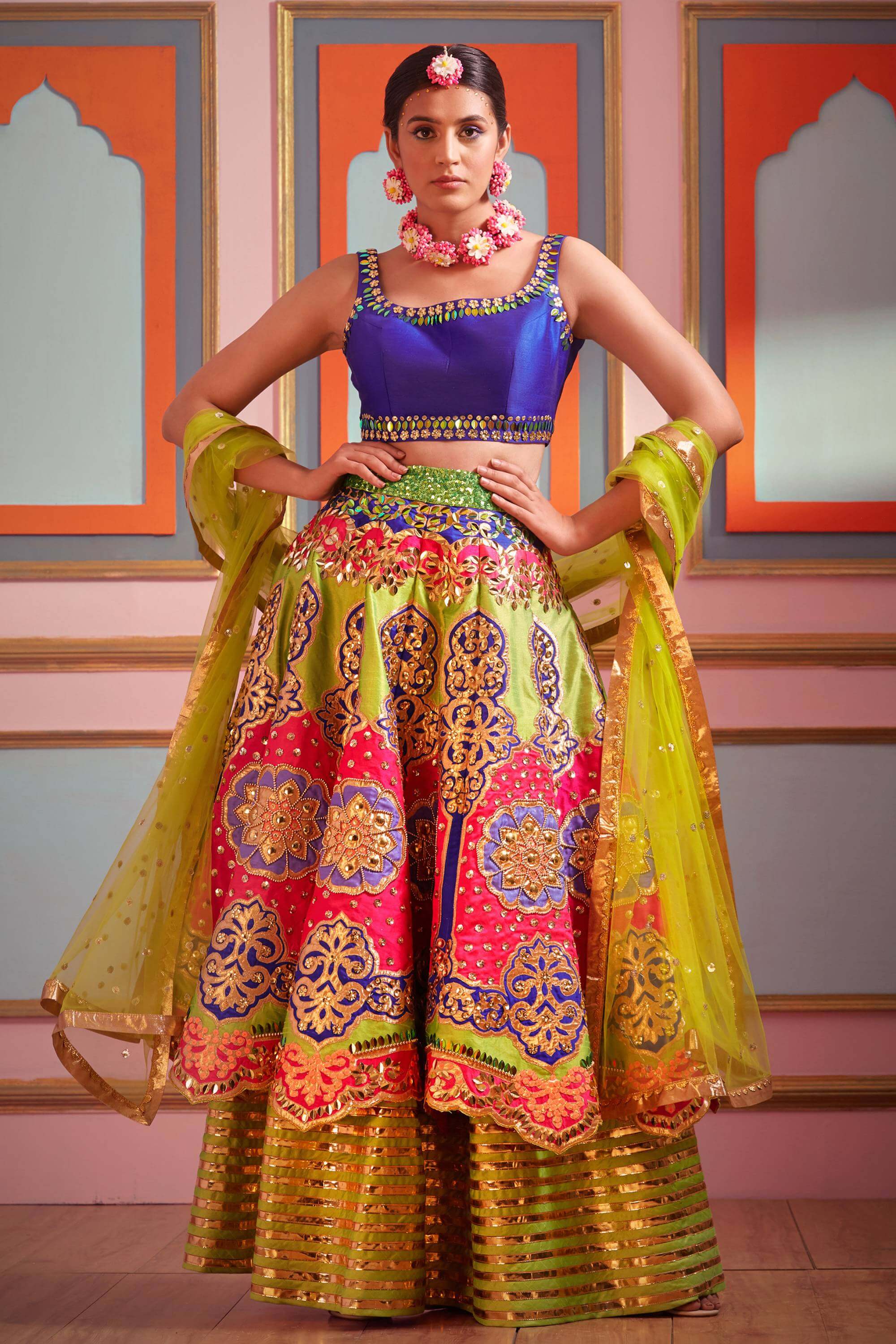 SHIDDAT LEHENGHA SET