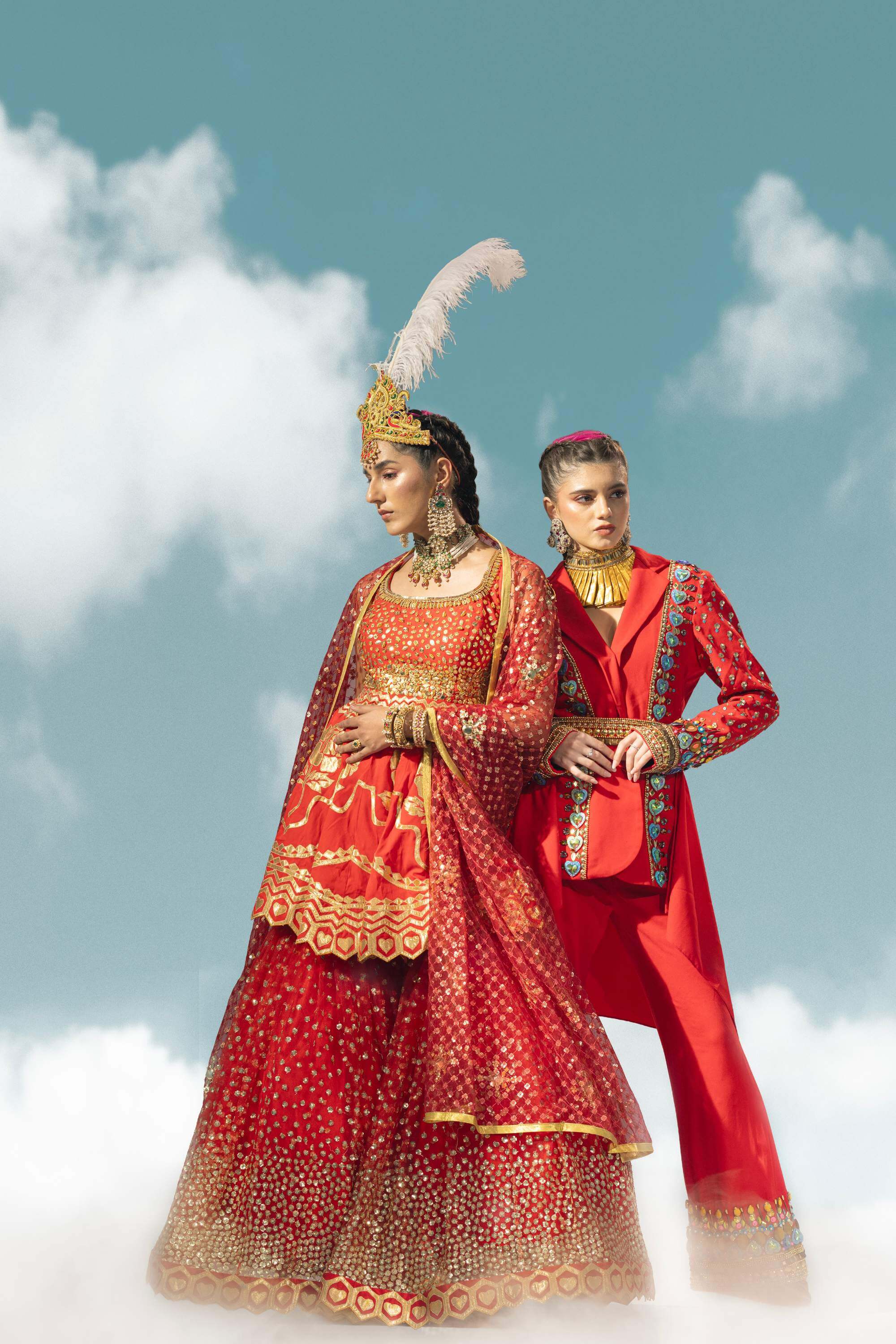EAYNI LAL SHARARA SET