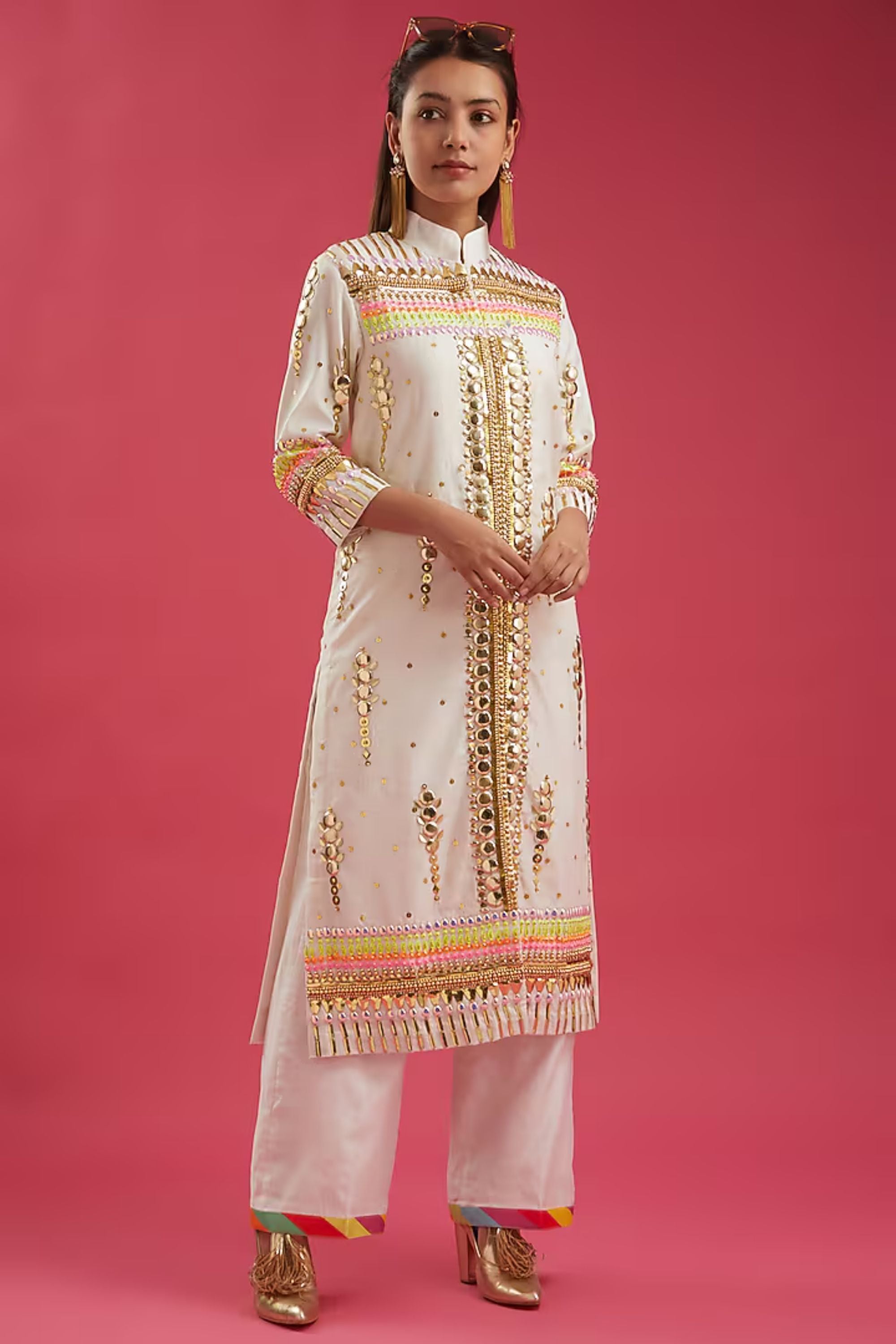 SHVETABH KURTA SET